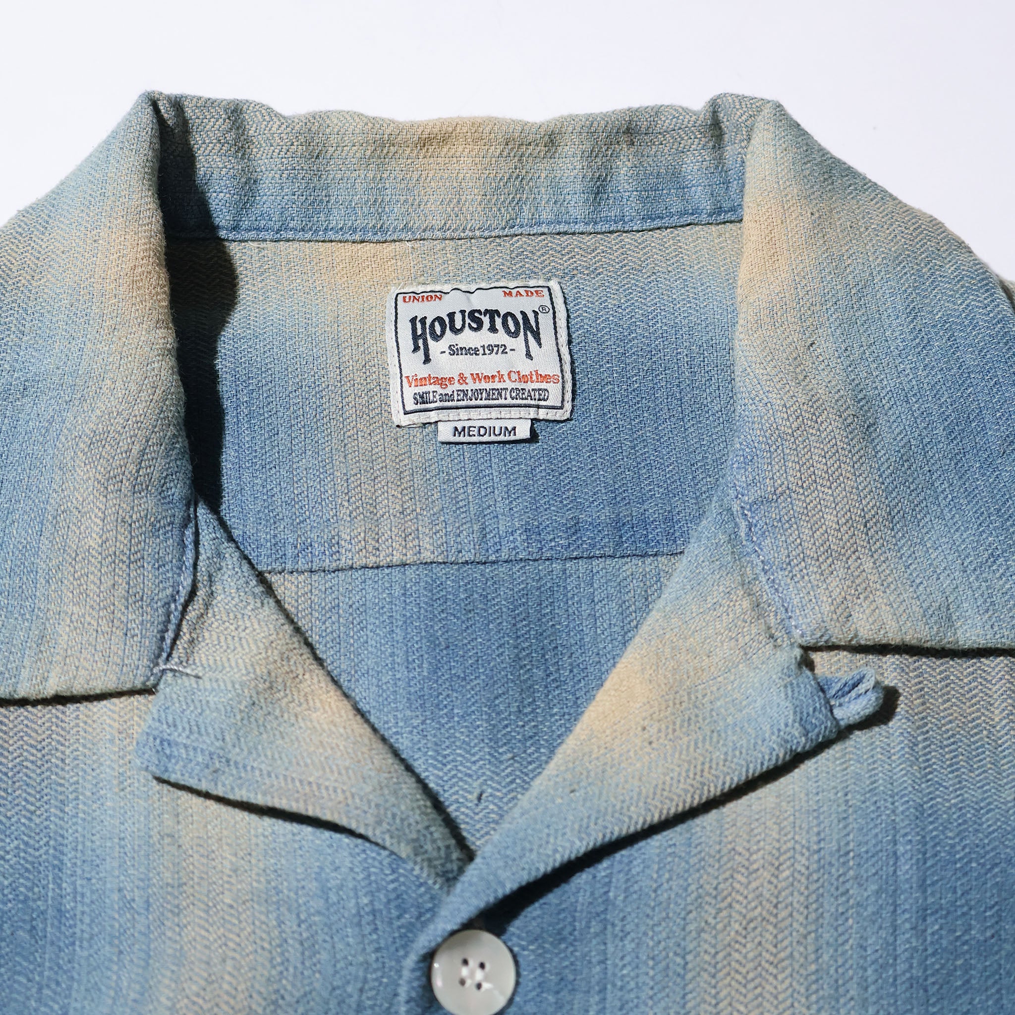 HOUSTON / 41273 INDIGO HB OMBRE CHECK S/S SHIRT - TRUTH