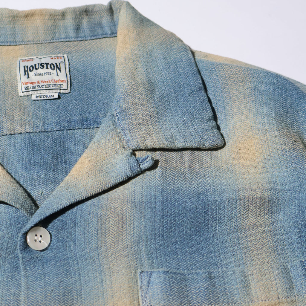 HOUSTON / 41273 INDIGO HB OMBRE CHECK S/S SHIRT - TRUTH