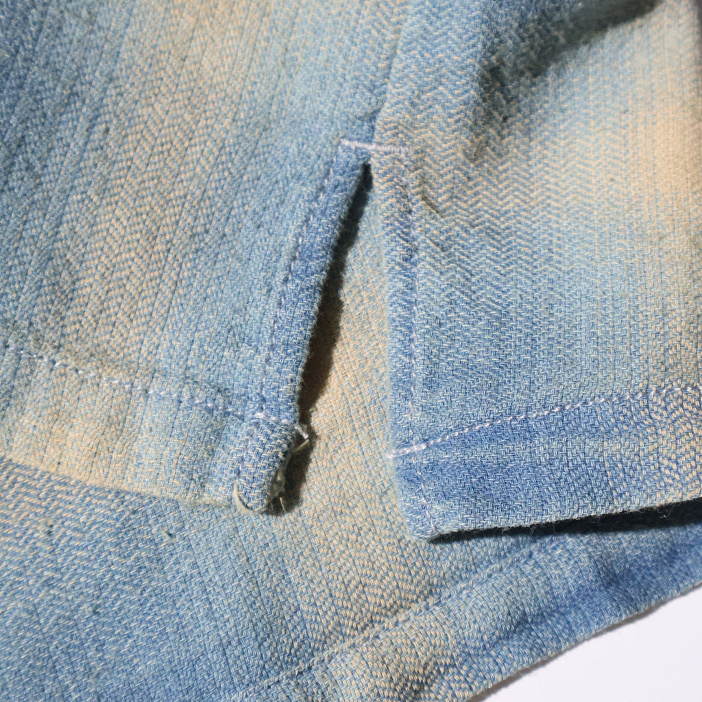 HOUSTON / 41273 INDIGO HB OMBRE CHECK S/S SHIRT