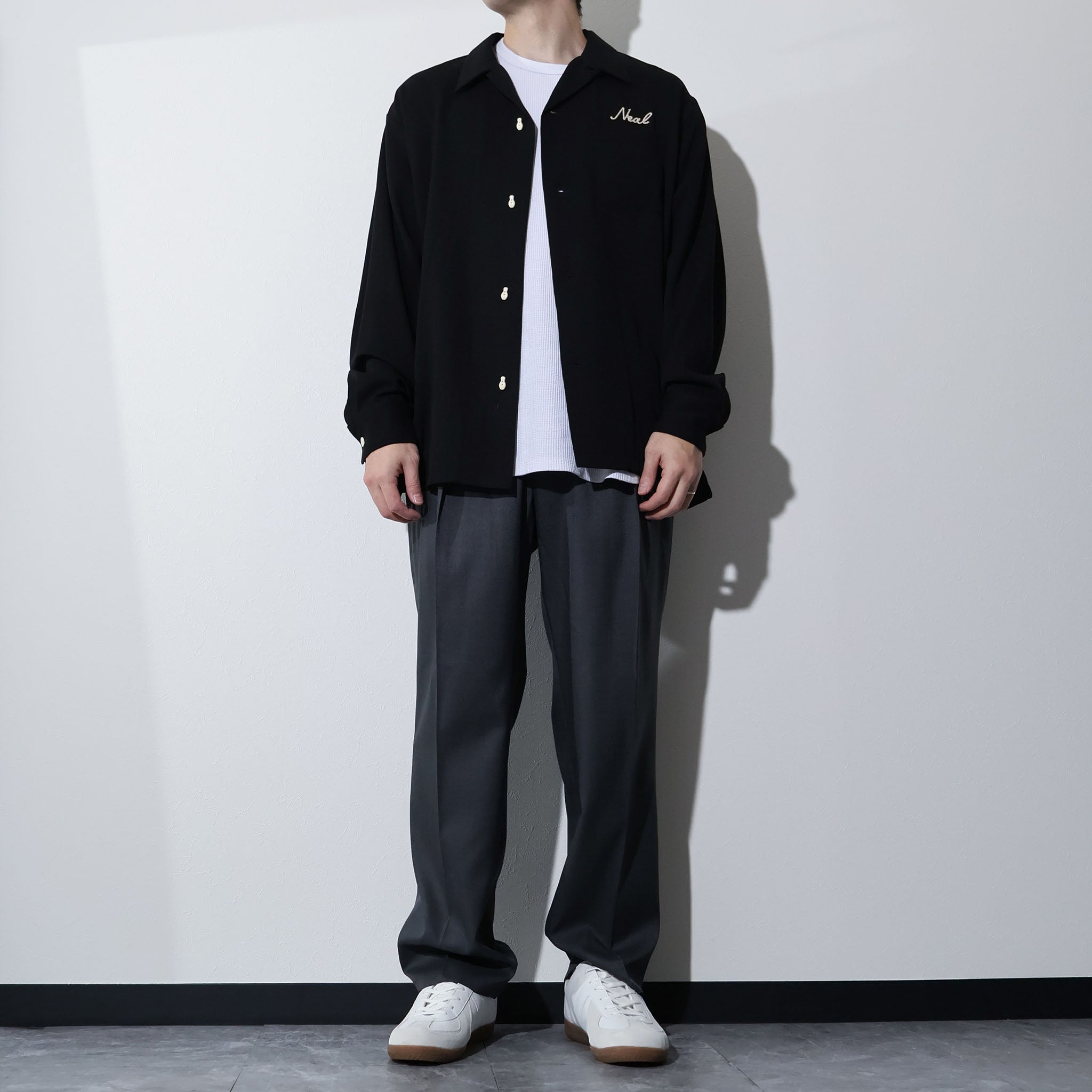 HOUSTON / 41299 BOWLING L/S SHIRT (NEW JERSEY) - TRUTH