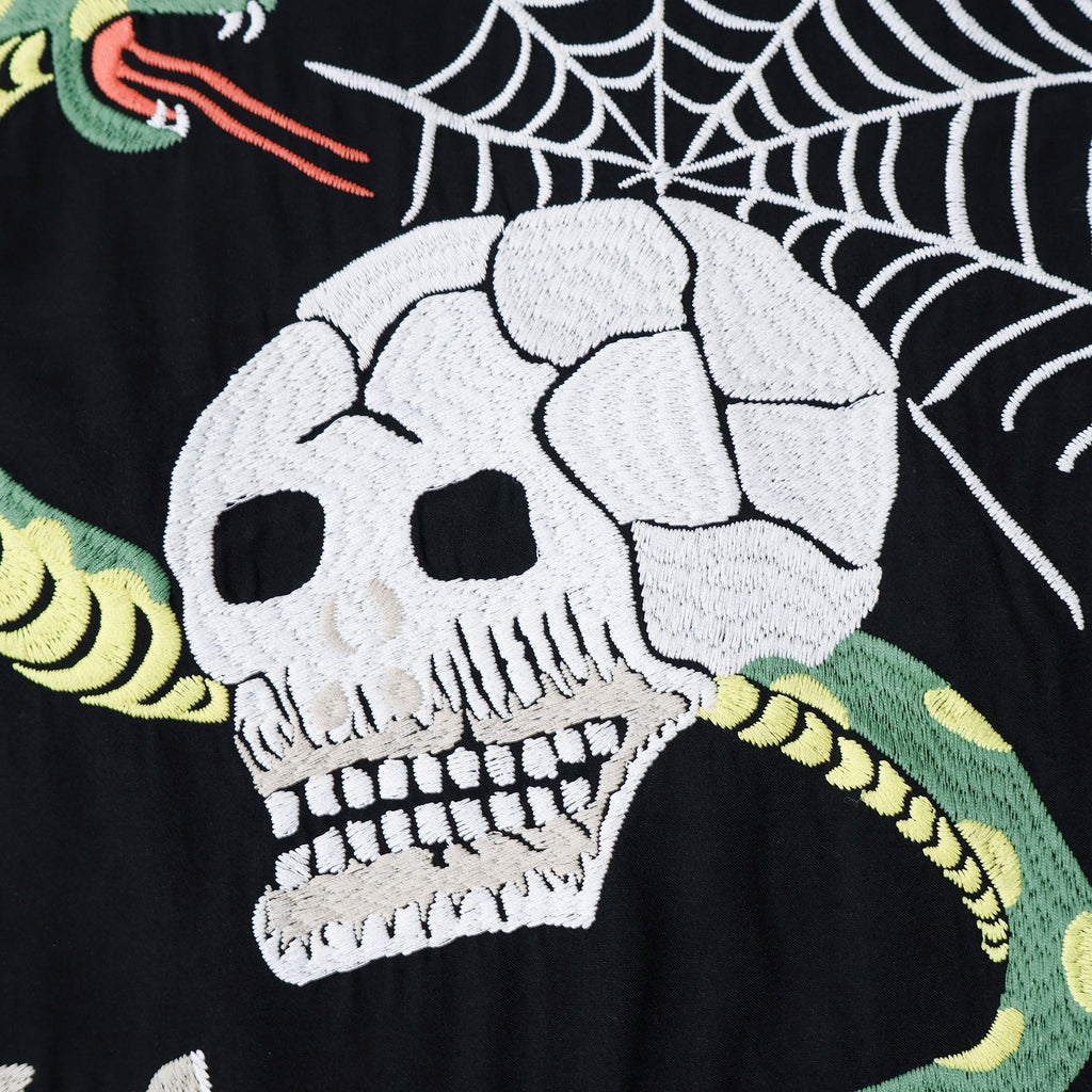 HOUSTON / 41279 SOUVENIR SHIRT (SKULL & SNAKE) - TRUTH