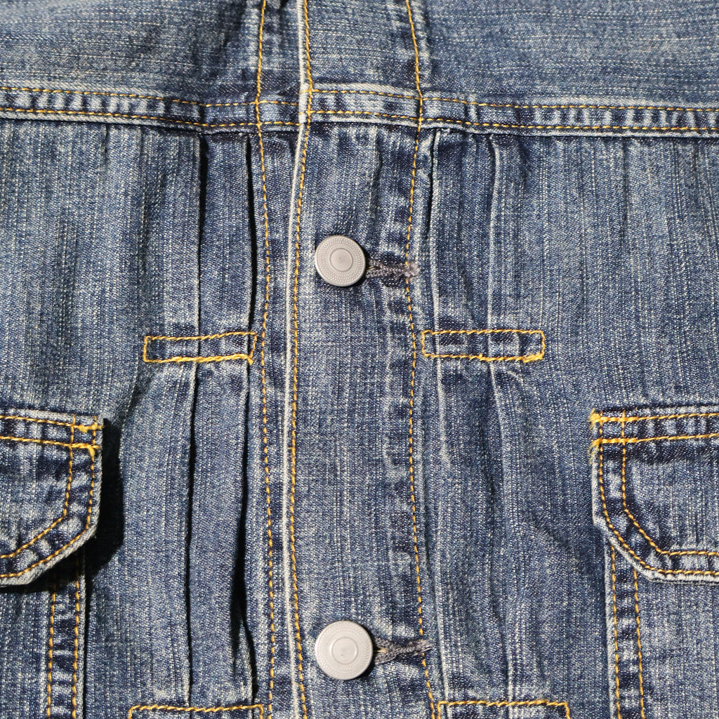 HOUSTON / 51584 U.S. COTTON TYPE2 DENIM SHIRT JACKET