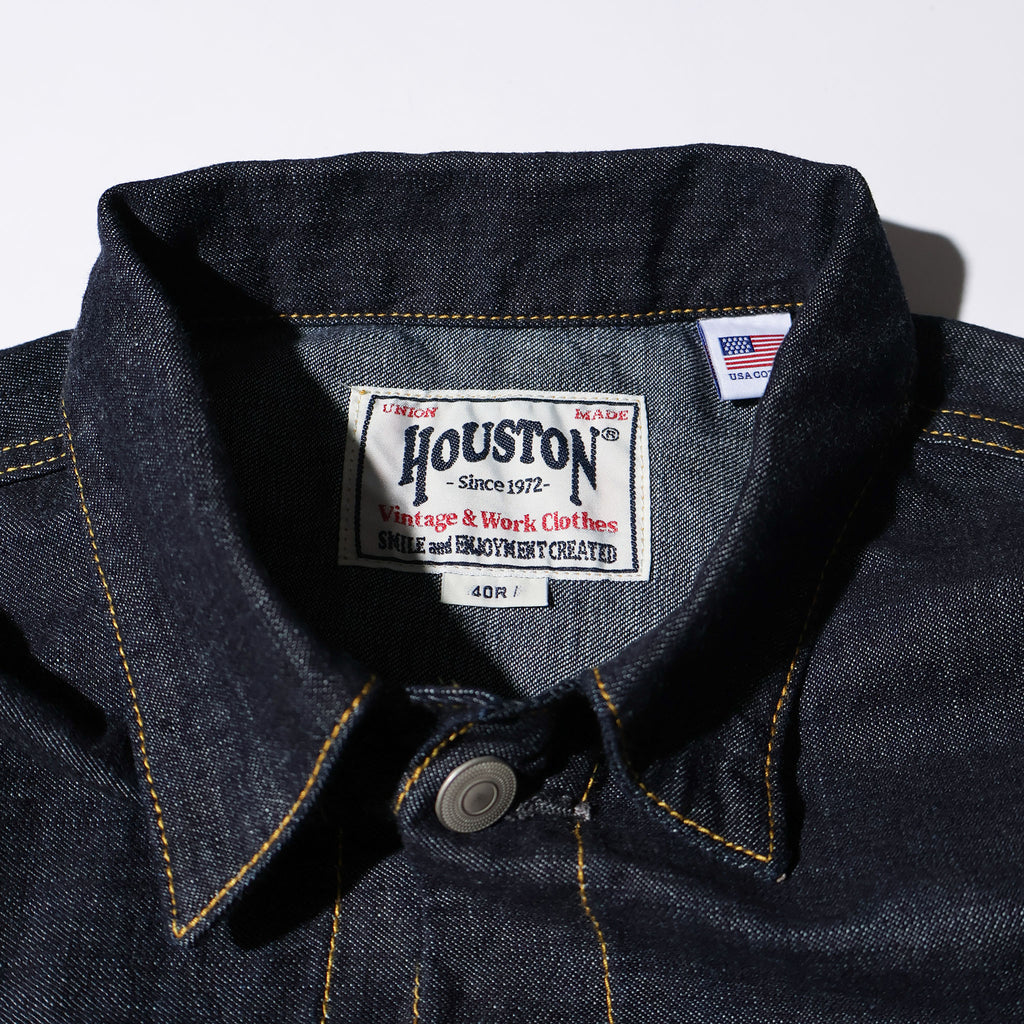HOUSTON / 51584 U.S. COTTON TYPE2 DENIM SHIRT JACKET