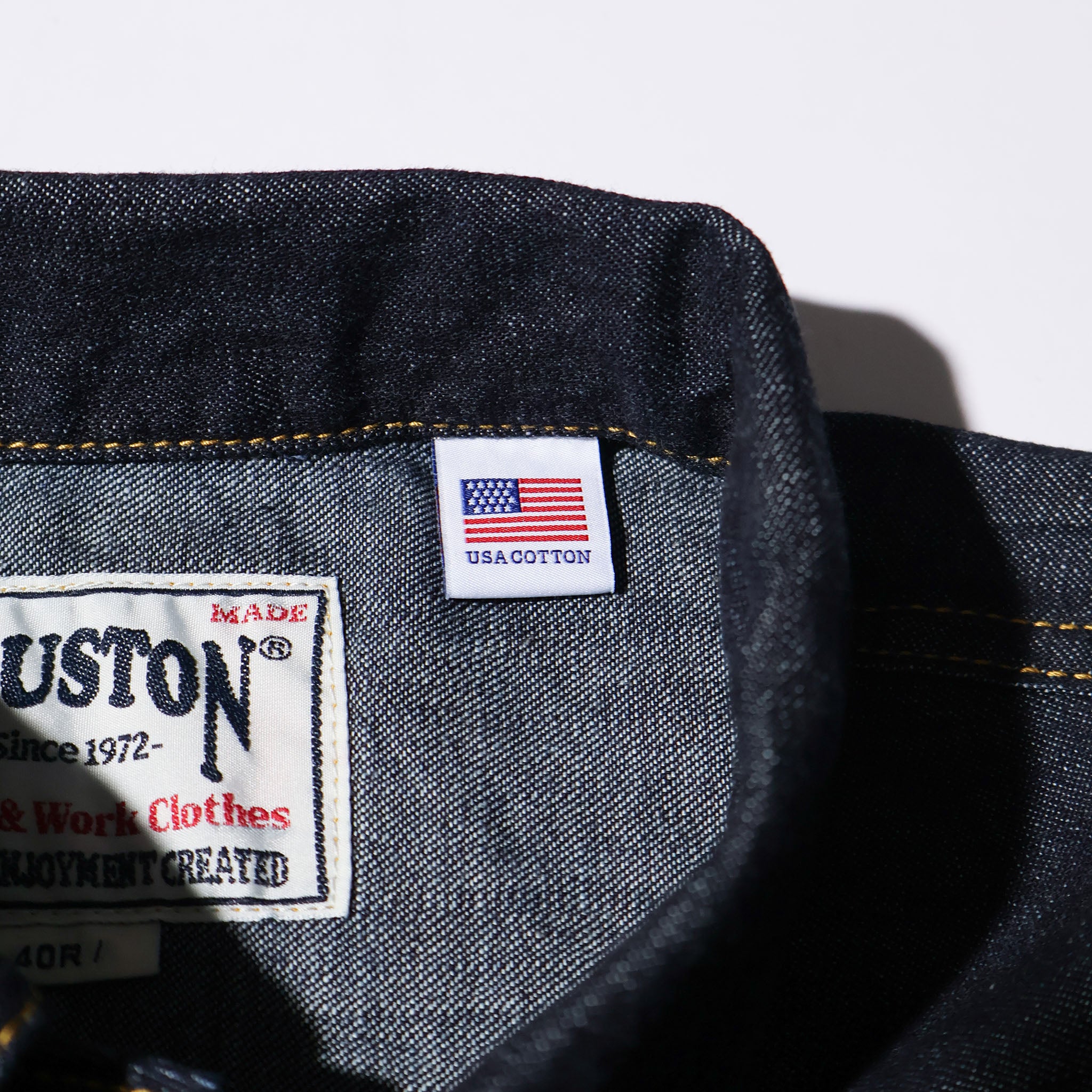 HOUSTON / 51584 U.S. COTTON TYPE2 DENIM SHIRT JACKET