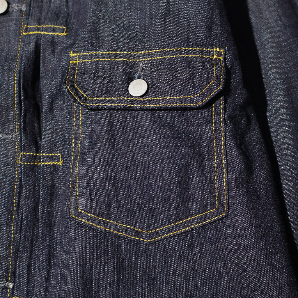 HOUSTON / 51584 U.S. COTTON TYPE2 DENIM SHIRT JACKET
