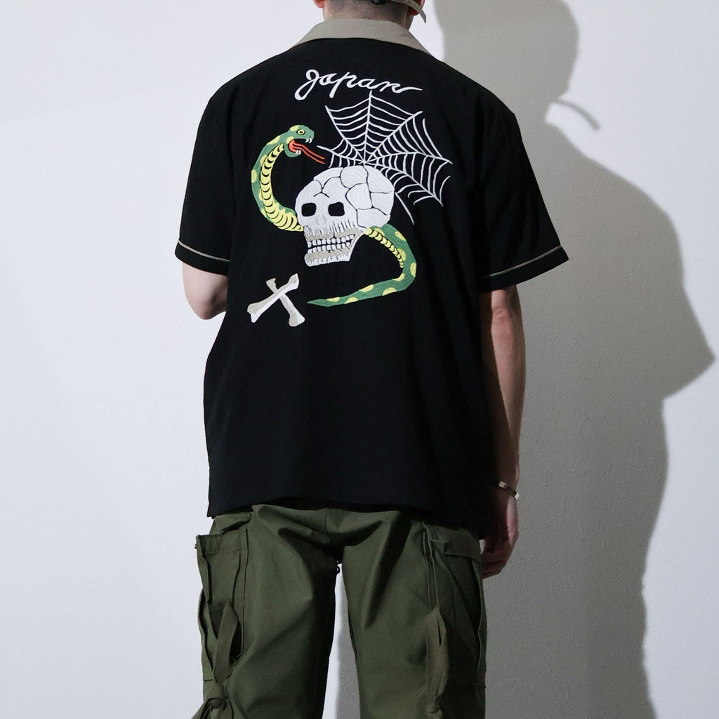 HOUSTON / 41279 SOUVENIR SHIRT (SKULL & SNAKE) - TRUTH