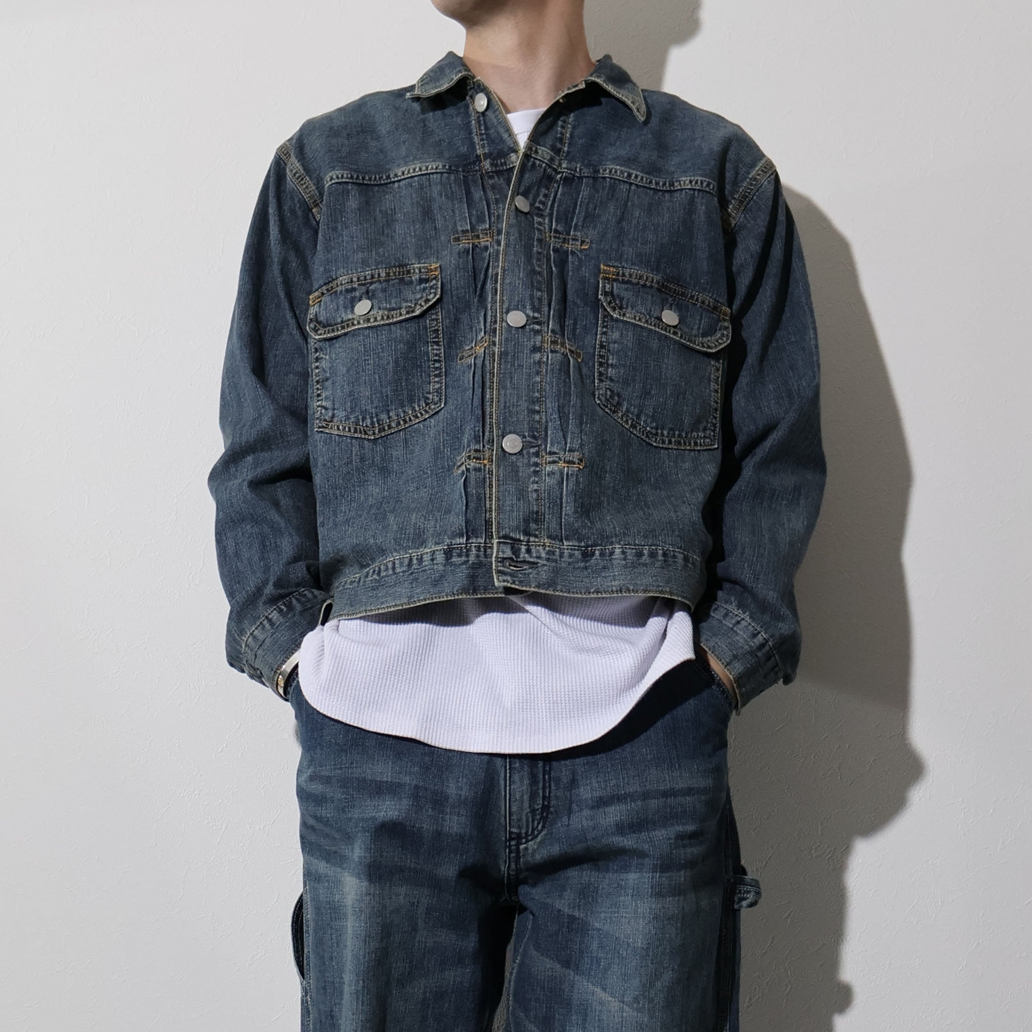 〜かページ〜 HOUSTON 51584 U.Sコットン デニムシャツジャケット セカンド- TRUTH