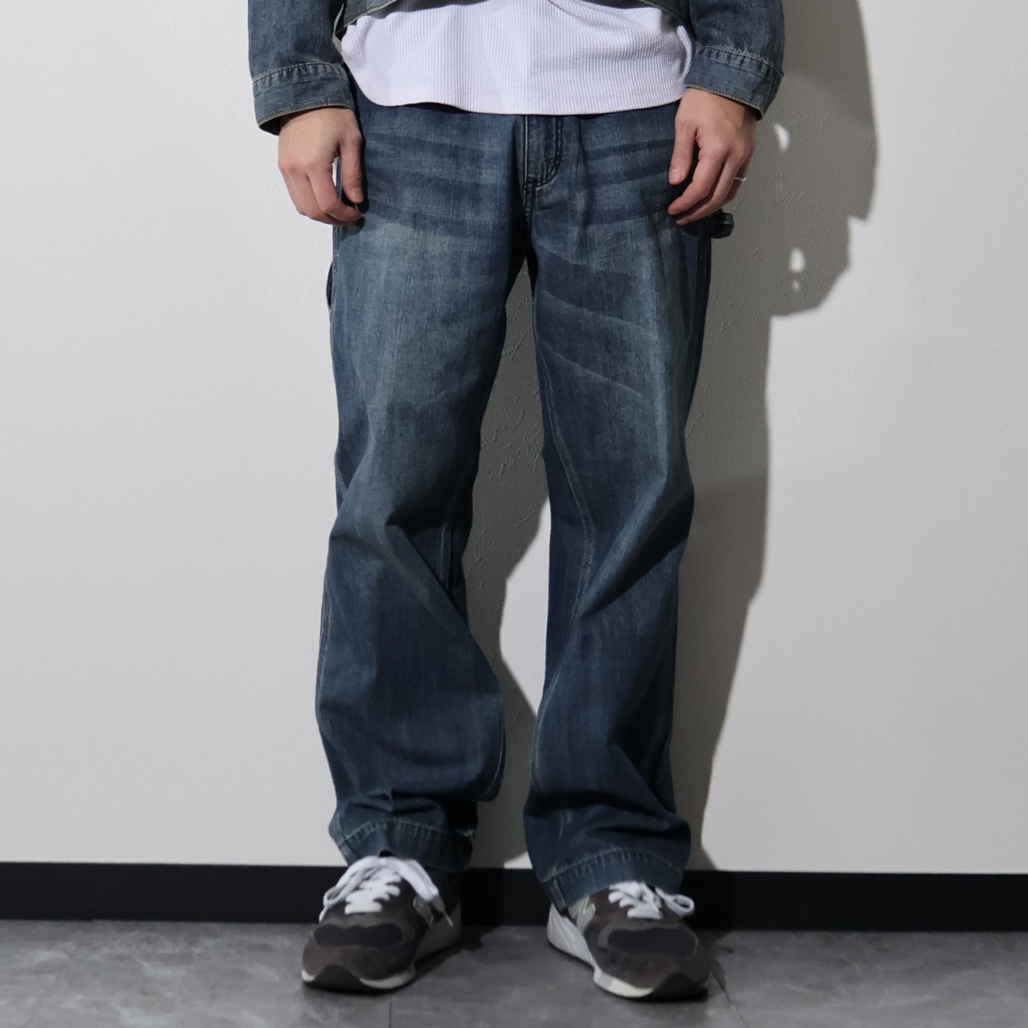 HOUSTON / 10175 U.S. COTTON DENIM PAINTER PANTS - TRUTH