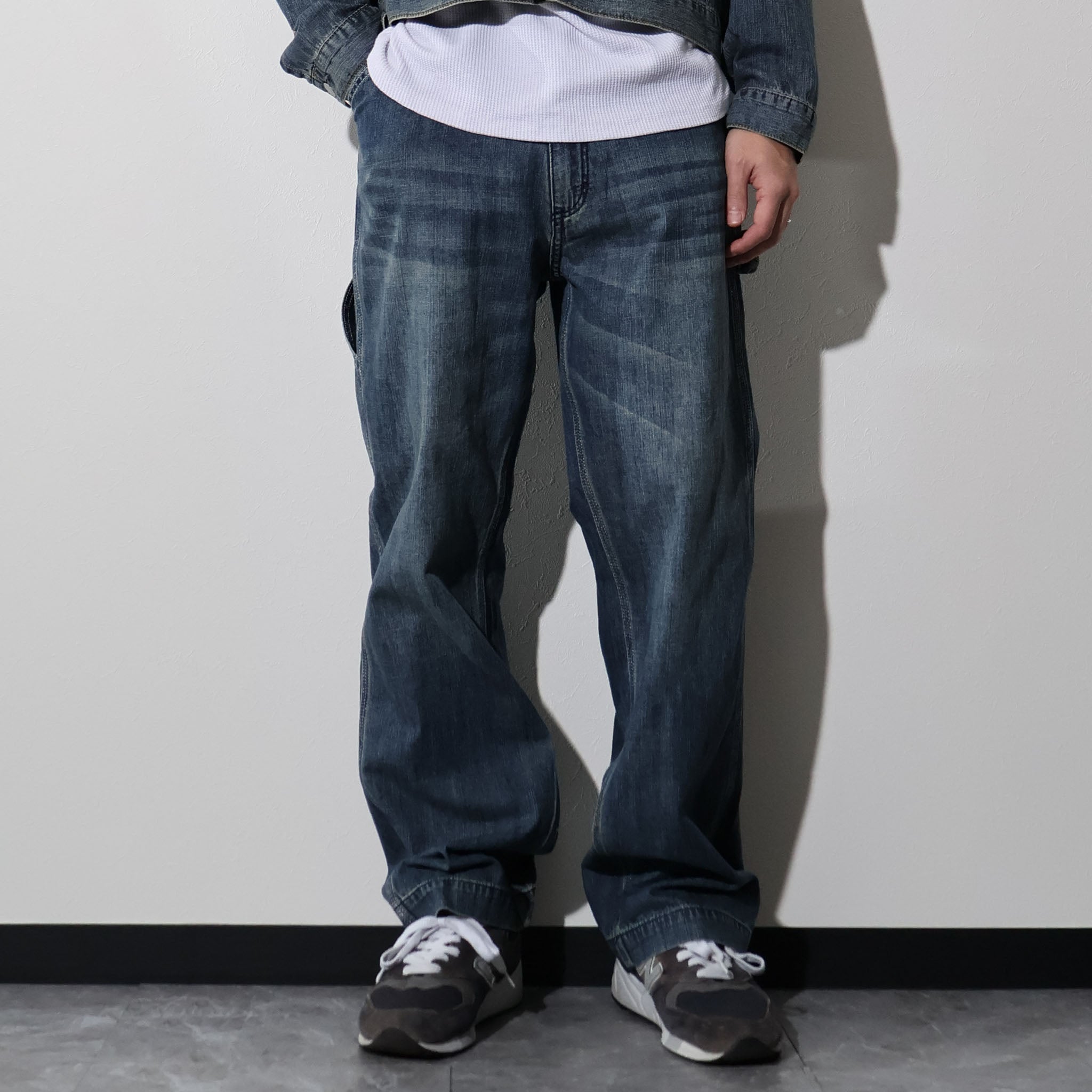 HOUSTON / 10175 U.S. COTTON DENIM PAINTER PANTS - TRUTH