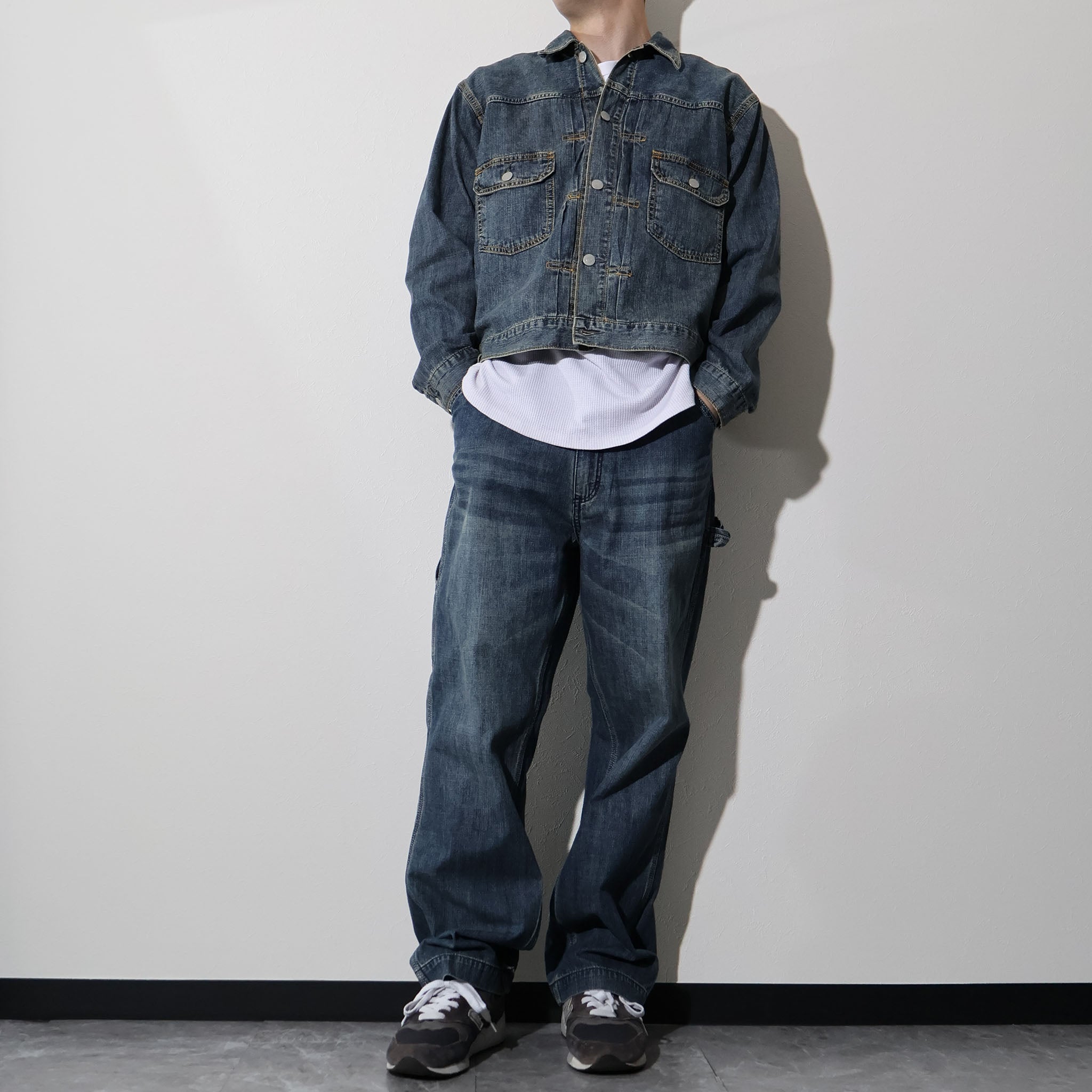 HOUSTON / 10175 U.S. COTTON DENIM PAINTER PANTS - TRUTH