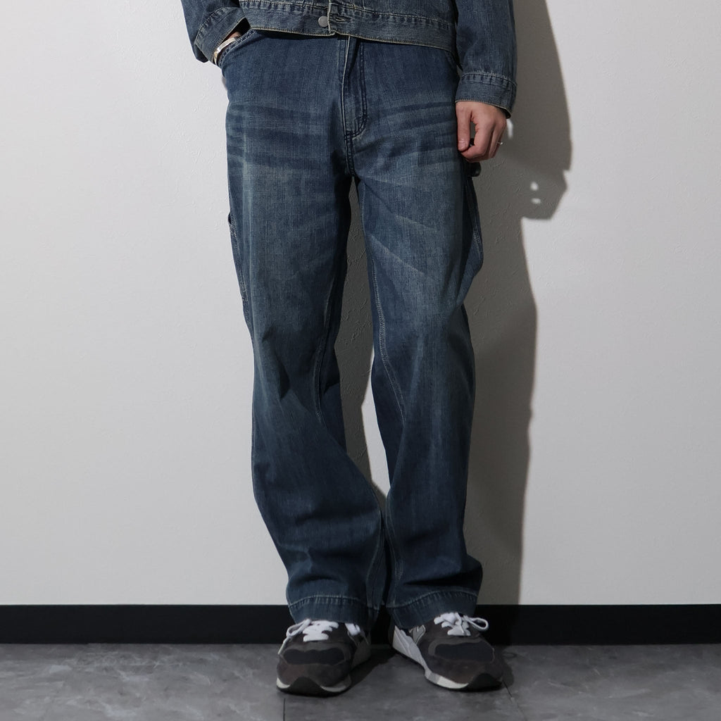 HOUSTON / 10175 U.S. COTTON DENIM PAINTER PANTS - TRUTH