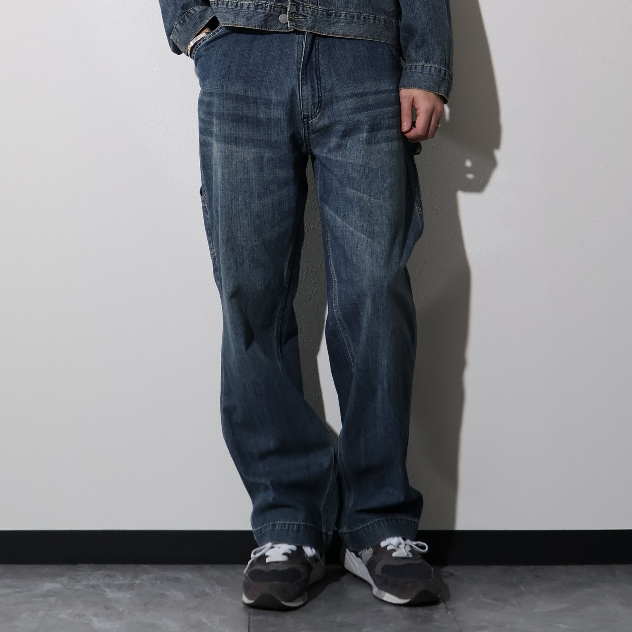 HOUSTON / 10175 U.S. COTTON DENIM PAINTER PANTS - TRUTH