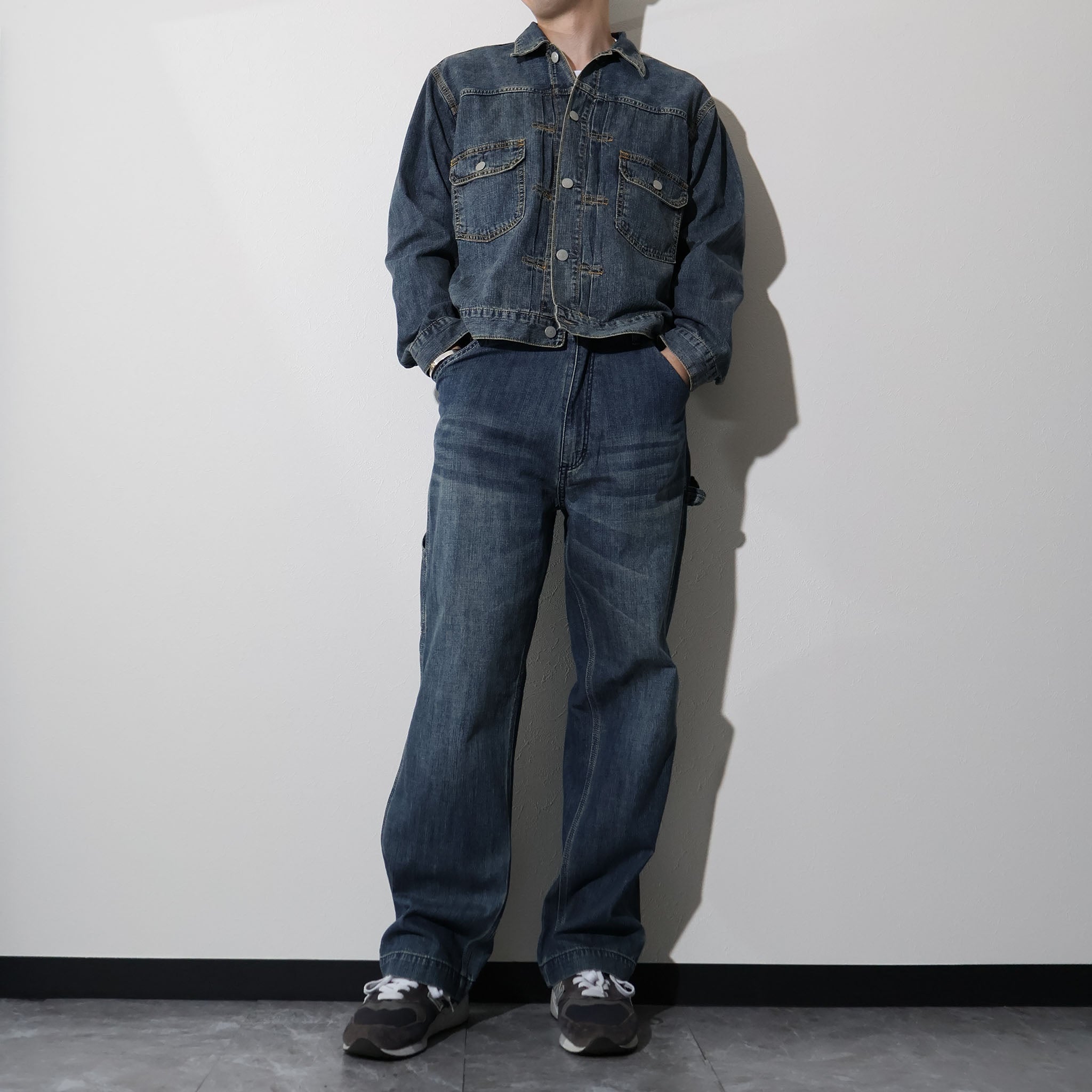 HOUSTON / 10175 U.S. COTTON DENIM PAINTER PANTS - TRUTH