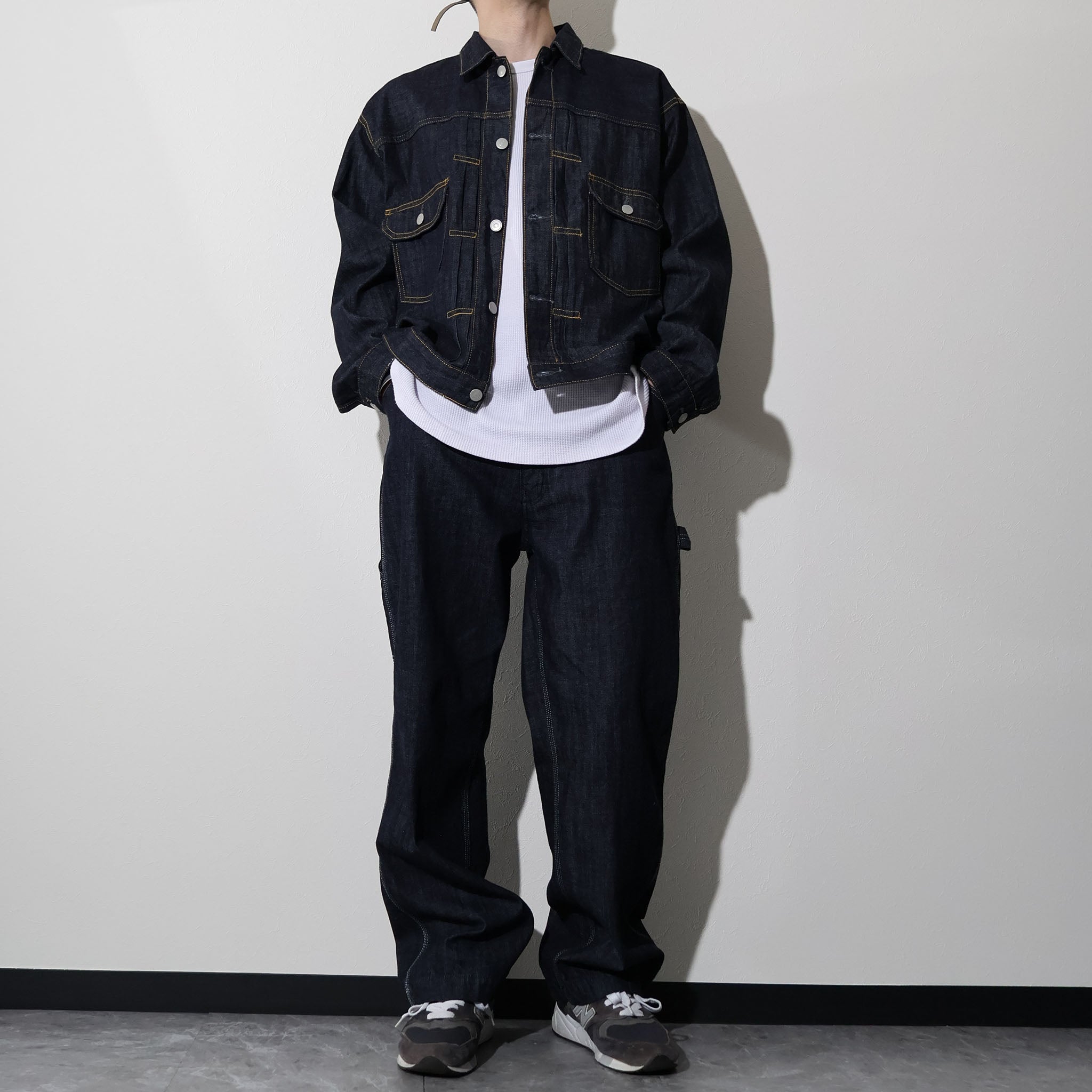 HOUSTON / 51584 U.S. COTTON TYPE2 DENIM SHIRT JACKET - TRUTH