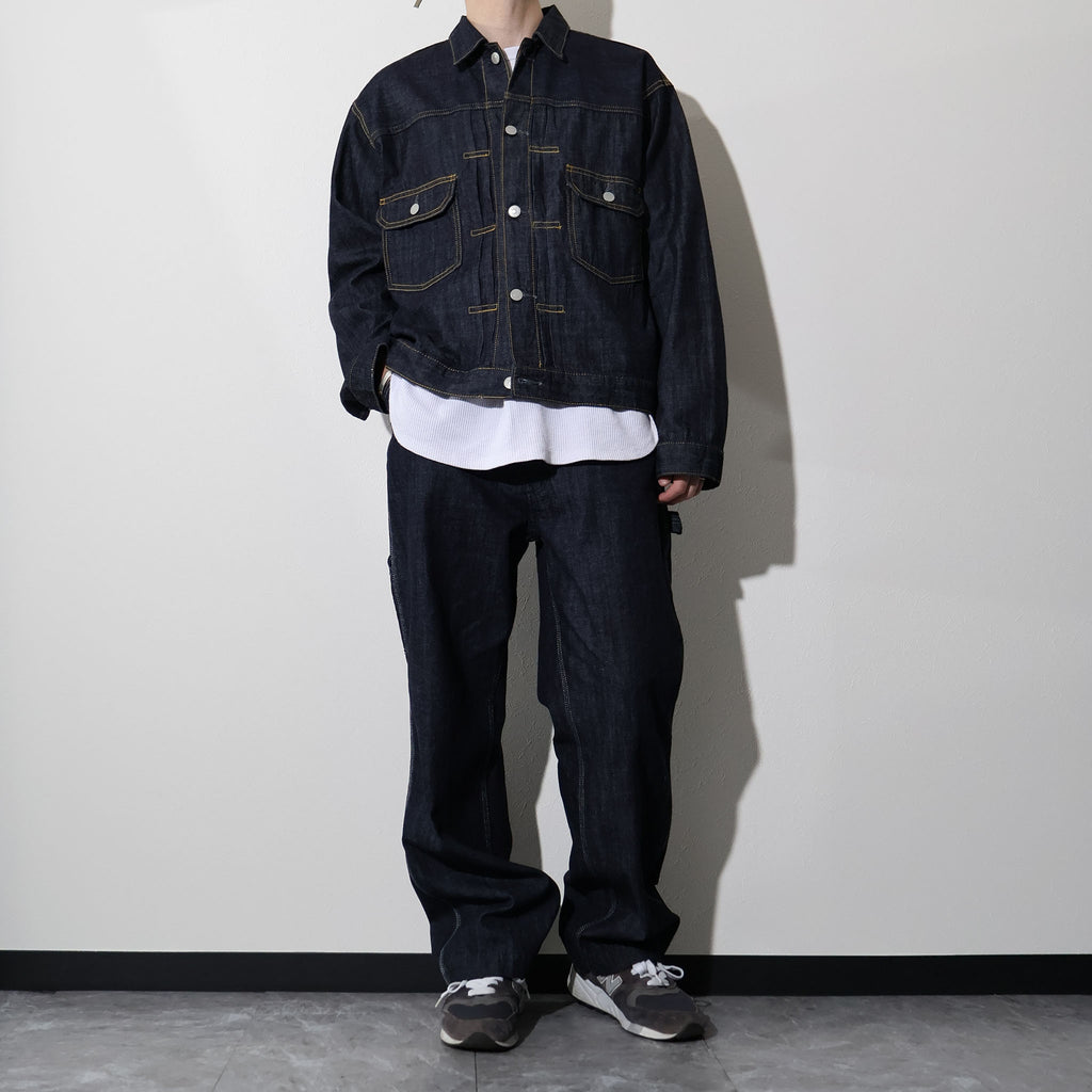 HOUSTON / 51584 U.S. COTTON TYPE2 DENIM SHIRT JACKET - TRUTH