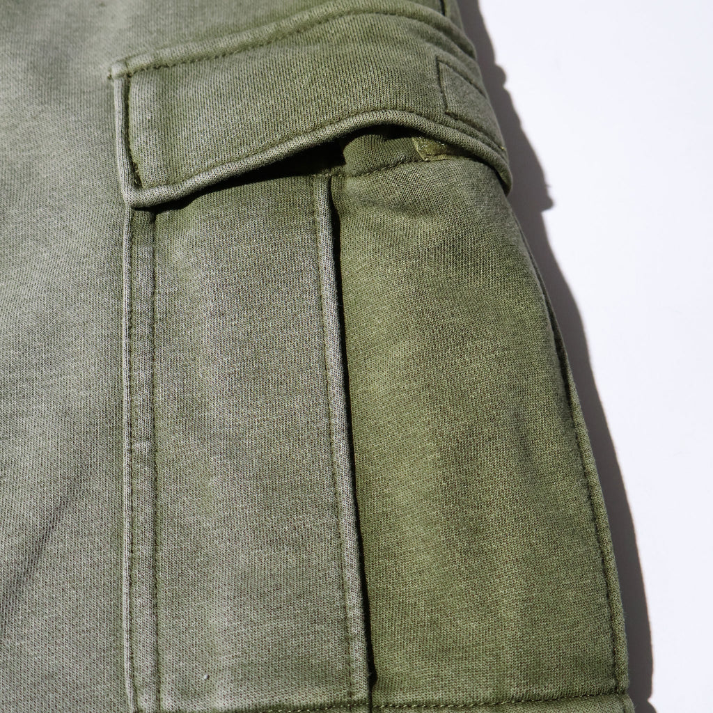 HOUSTON / 10182 FADE BACK PILE EASY CARGO PANTS