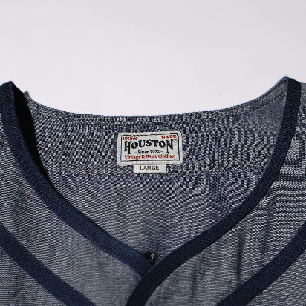 HOUSTON / 41326 CHAMBRAY BASEBALL SHIRT (FFA)