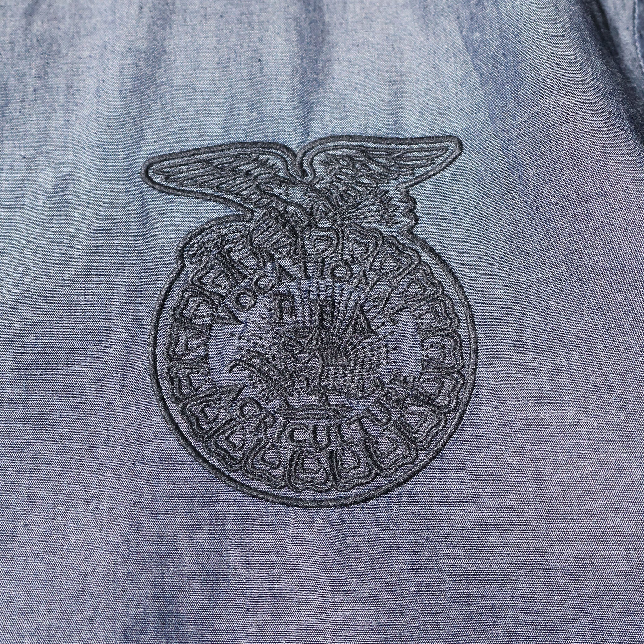 HOUSTON / 41326 CHAMBRAY BASEBALL SHIRT (FFA)