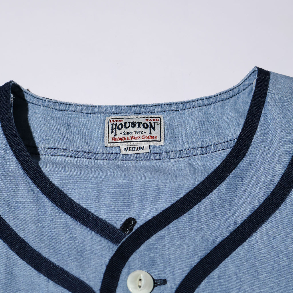 HOUSTON / 41326 CHAMBRAY BASEBALL SHIRT (FFA)
