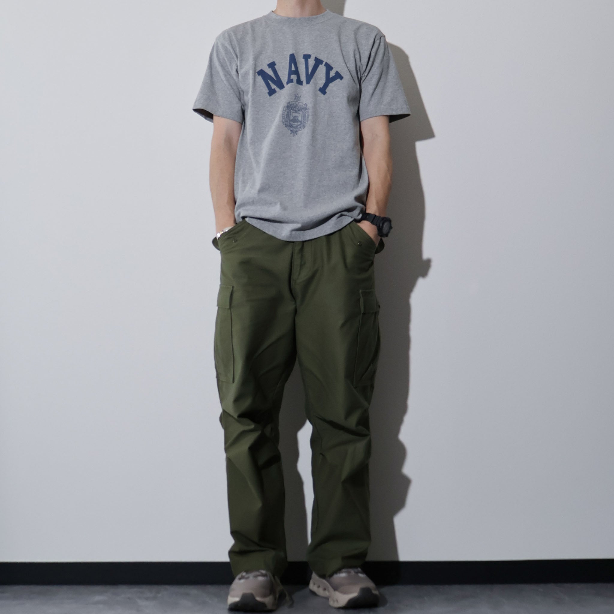 HOUSTON / 22421 ×U.S. NAVY PRINT TEE