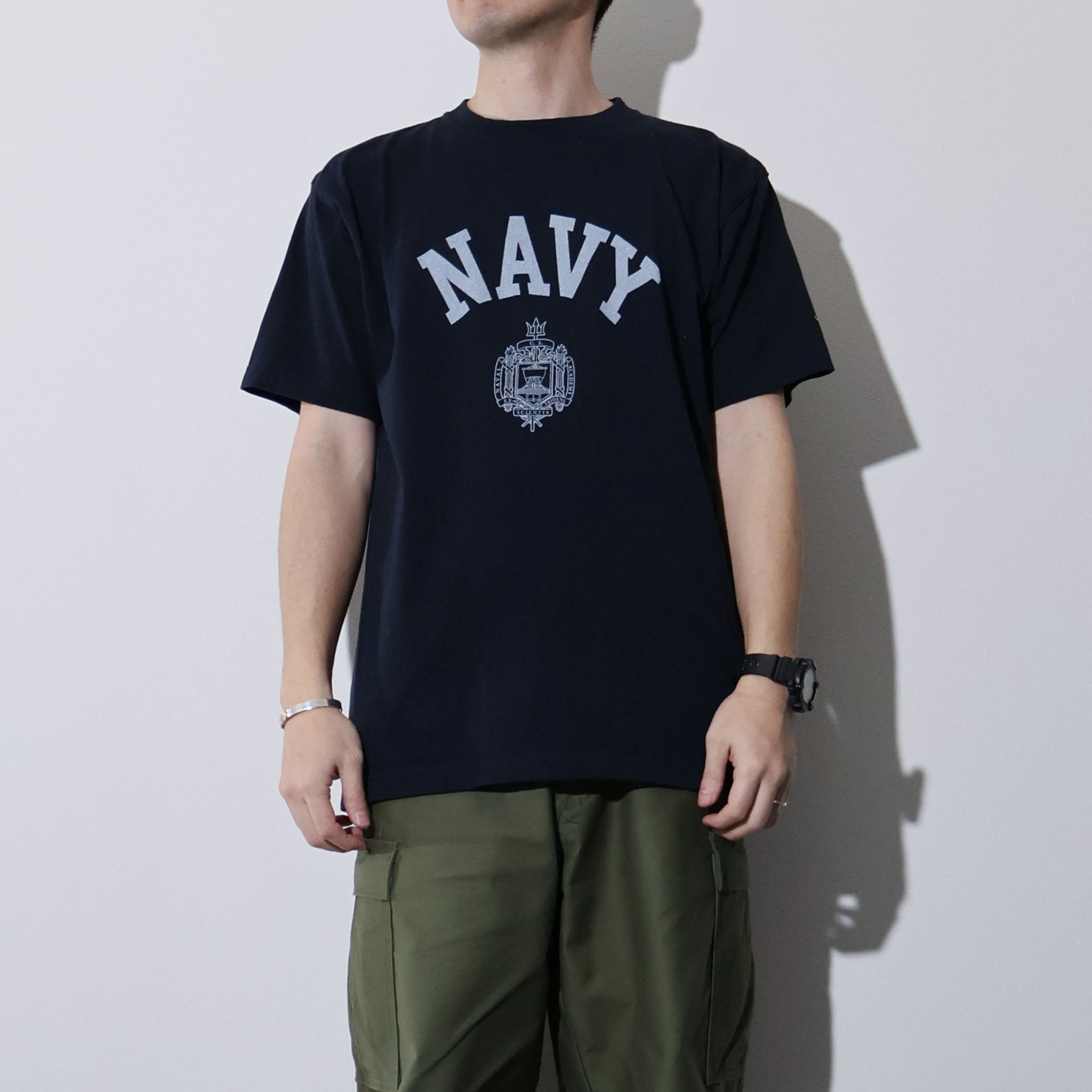 HOUSTON / 22421 ×U.S. NAVY PRINT TEE
