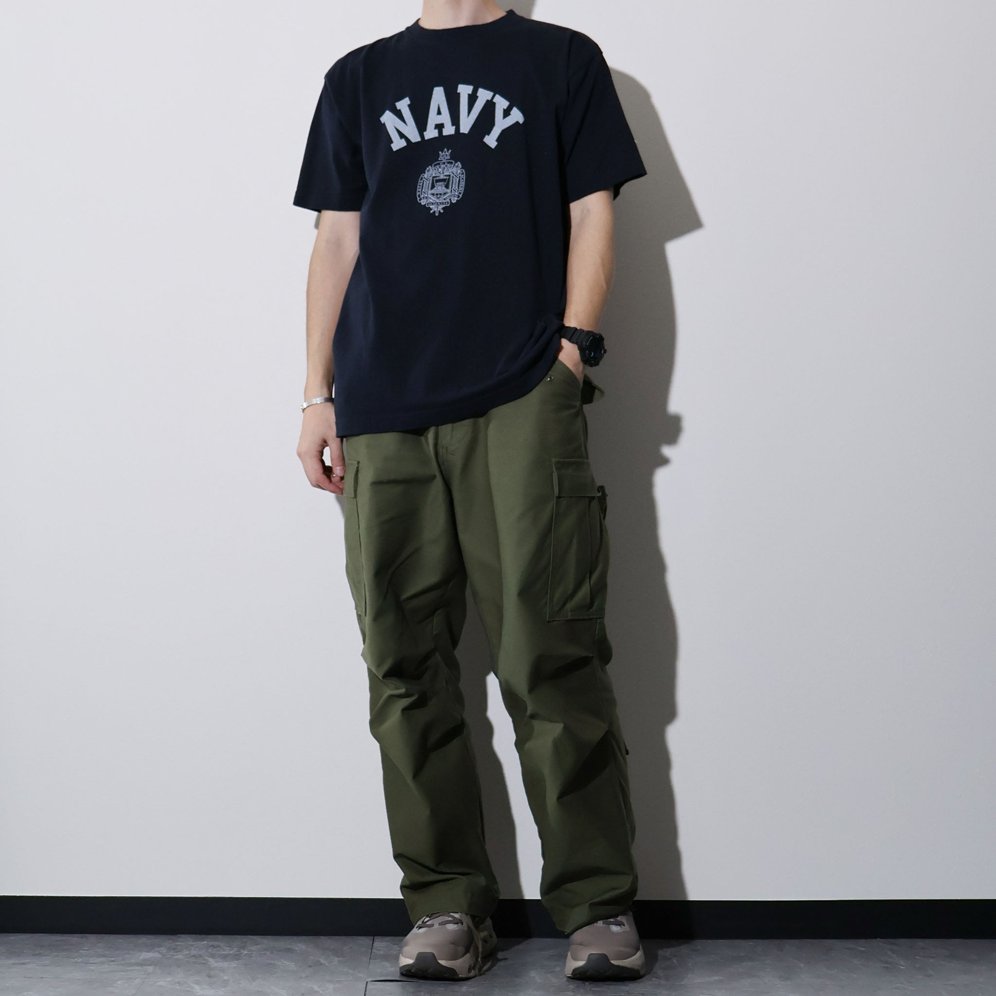 HOUSTON / 22421 ×U.S. NAVY PRINT TEE