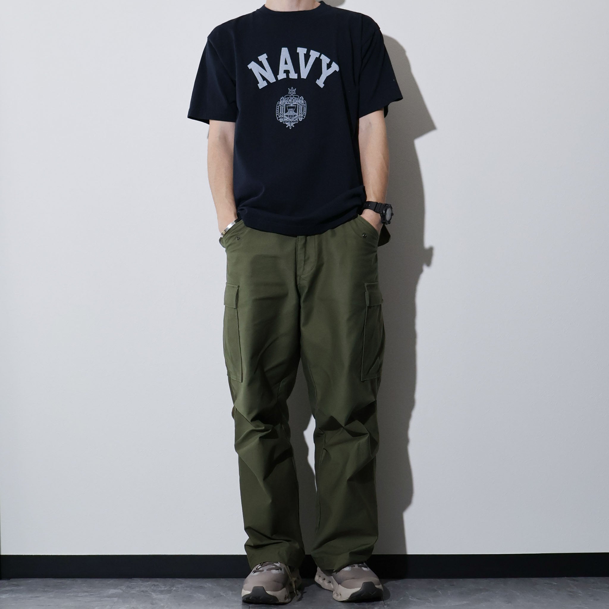 HOUSTON / 22421 ×U.S. NAVY PRINT TEE
