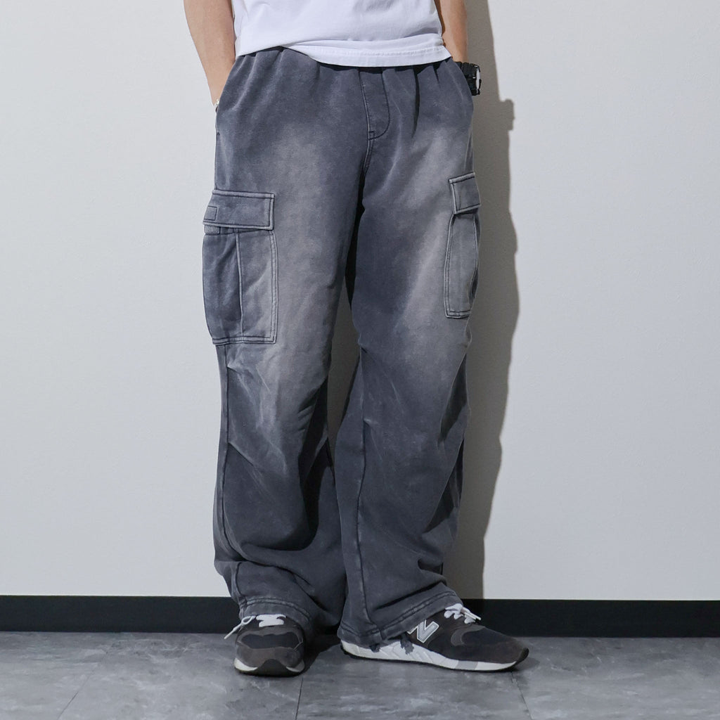HOUSTON / 10182 FADE BACK PILE EASY CARGO PANTS