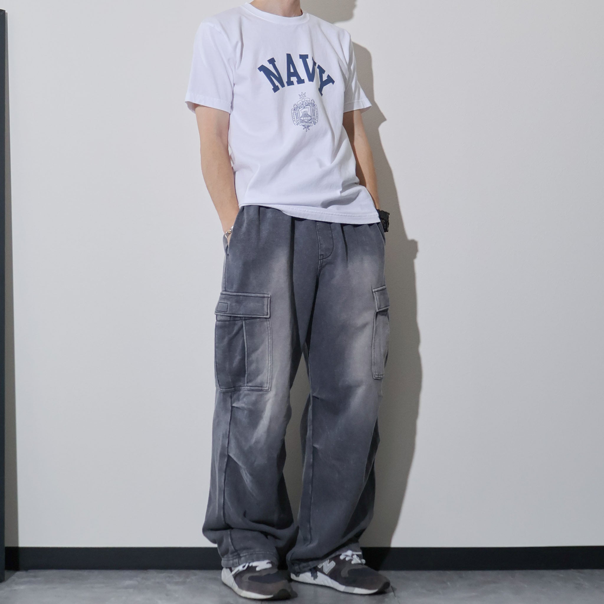 HOUSTON / 10182 FADE BACK PILE EASY CARGO PANTS