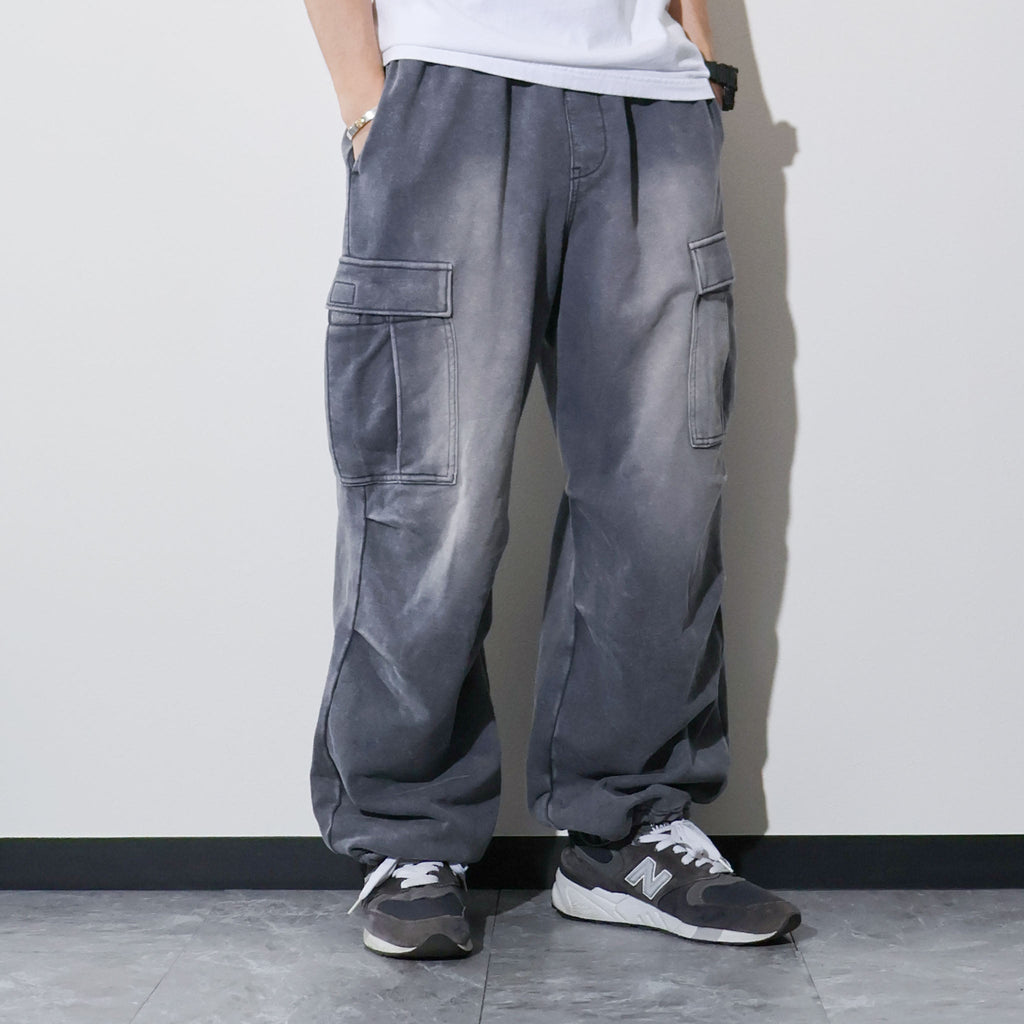 HOUSTON / 10182 FADE BACK PILE EASY CARGO PANTS