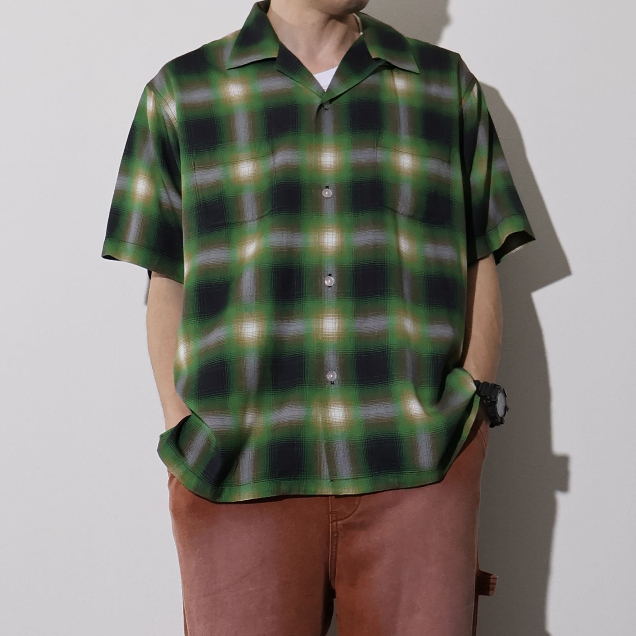 HOUSTON / 41285 OMBRE CHECK S/S SHIRT