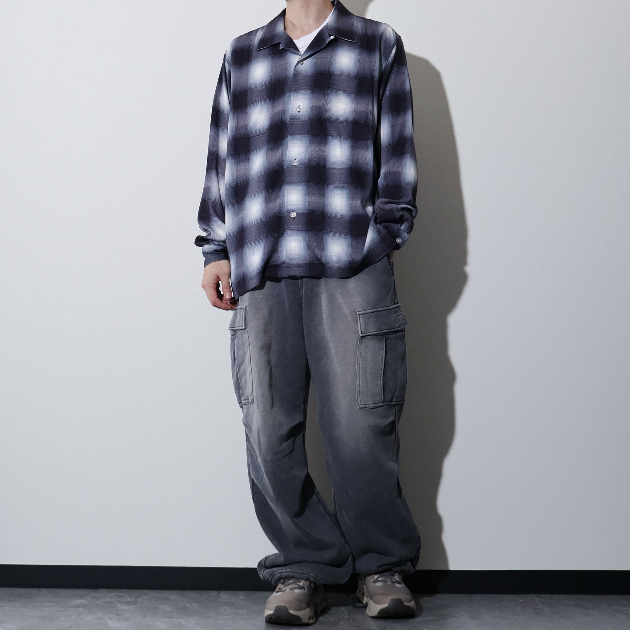 HOUSTON / 10182 FADE BACK PILE EASY CARGO PANTS