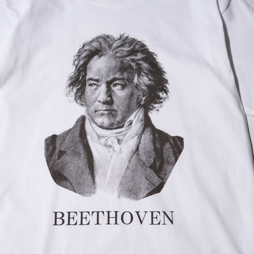 HOUSTON / 22417 HIGH MESH PRINT TEE (BEETHOVEN)