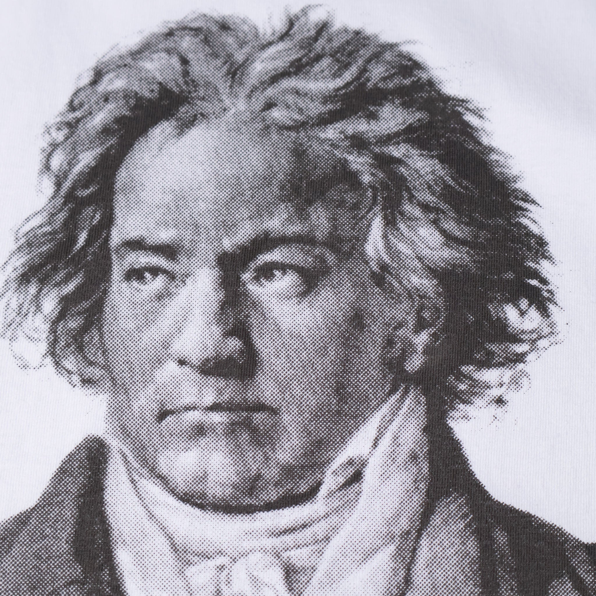 HOUSTON / 22417 HIGH MESH PRINT TEE (BEETHOVEN)