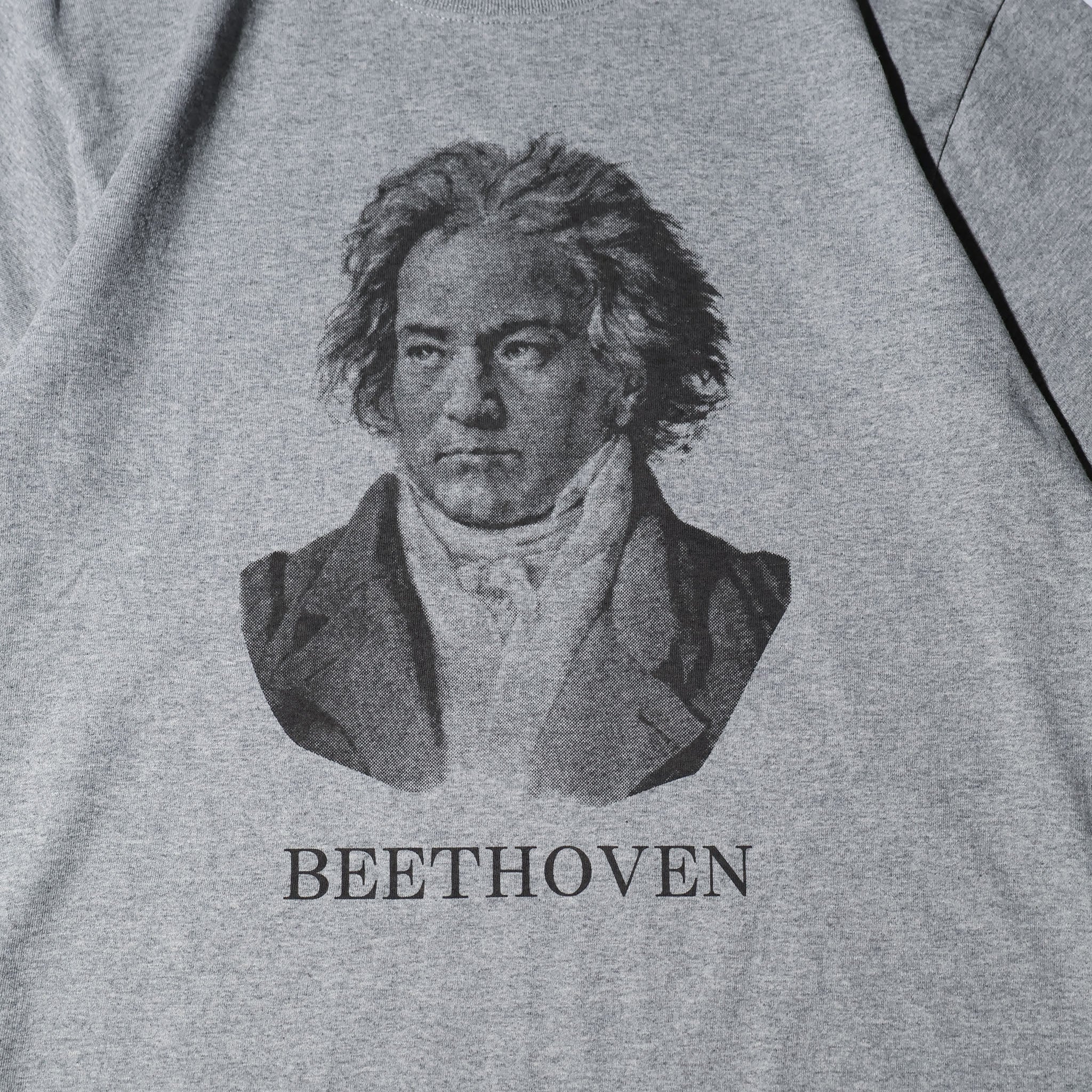 HOUSTON / 22417 HIGH MESH PRINT TEE (BEETHOVEN)