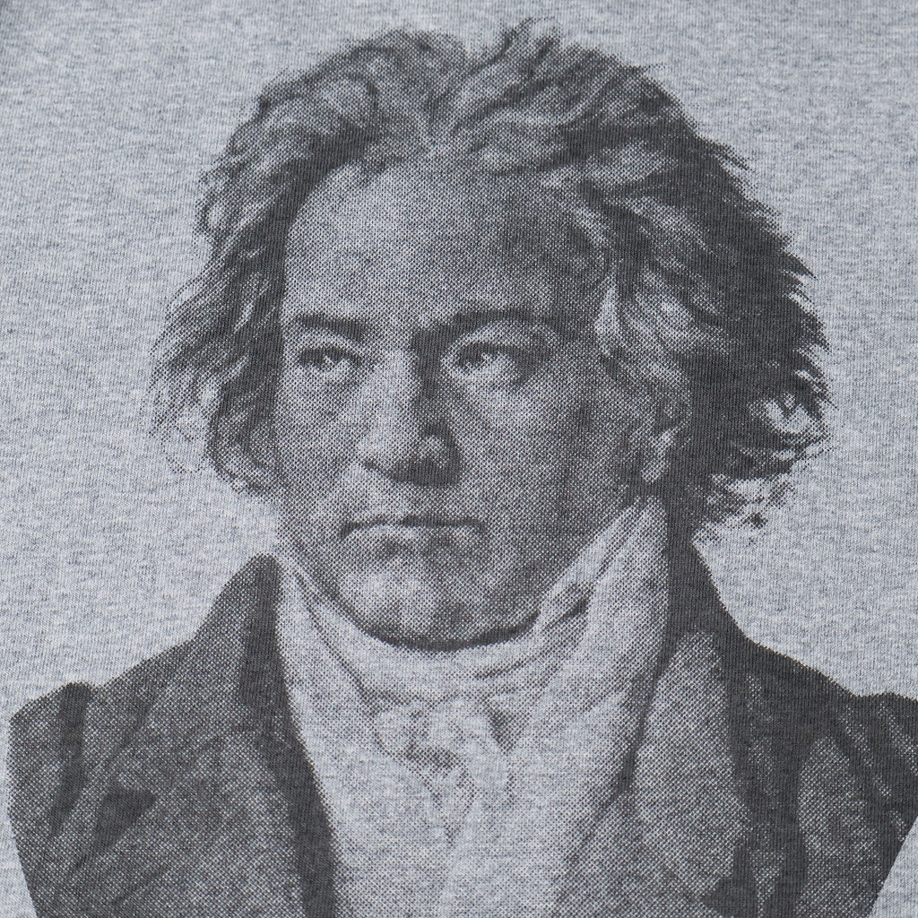 HOUSTON / 22417 HIGH MESH PRINT TEE (BEETHOVEN)