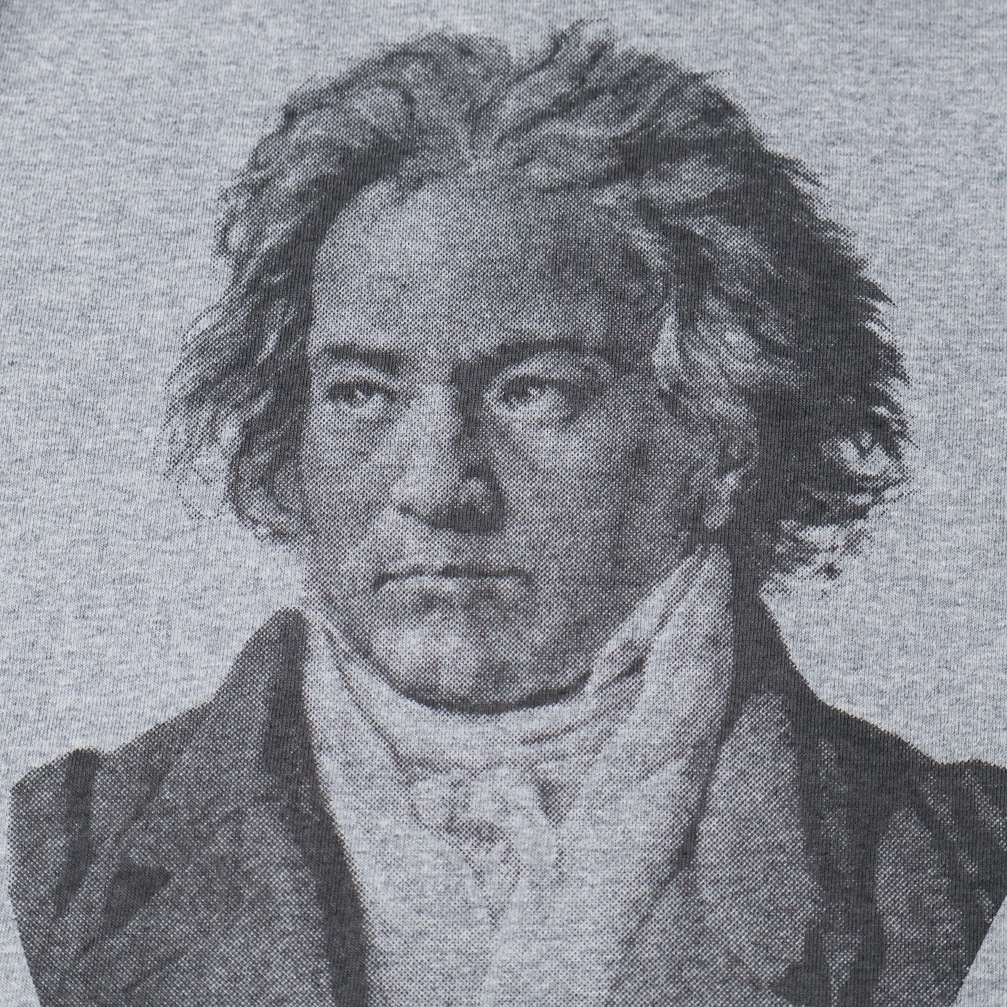 HOUSTON / 22417 HIGH MESH PRINT TEE (BEETHOVEN)
