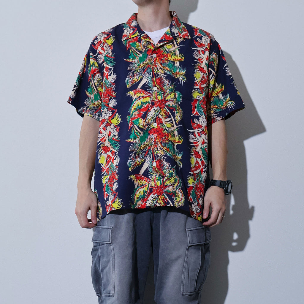 HOUSTON / 41269 ALOHA SHIRT (PALM TREE)