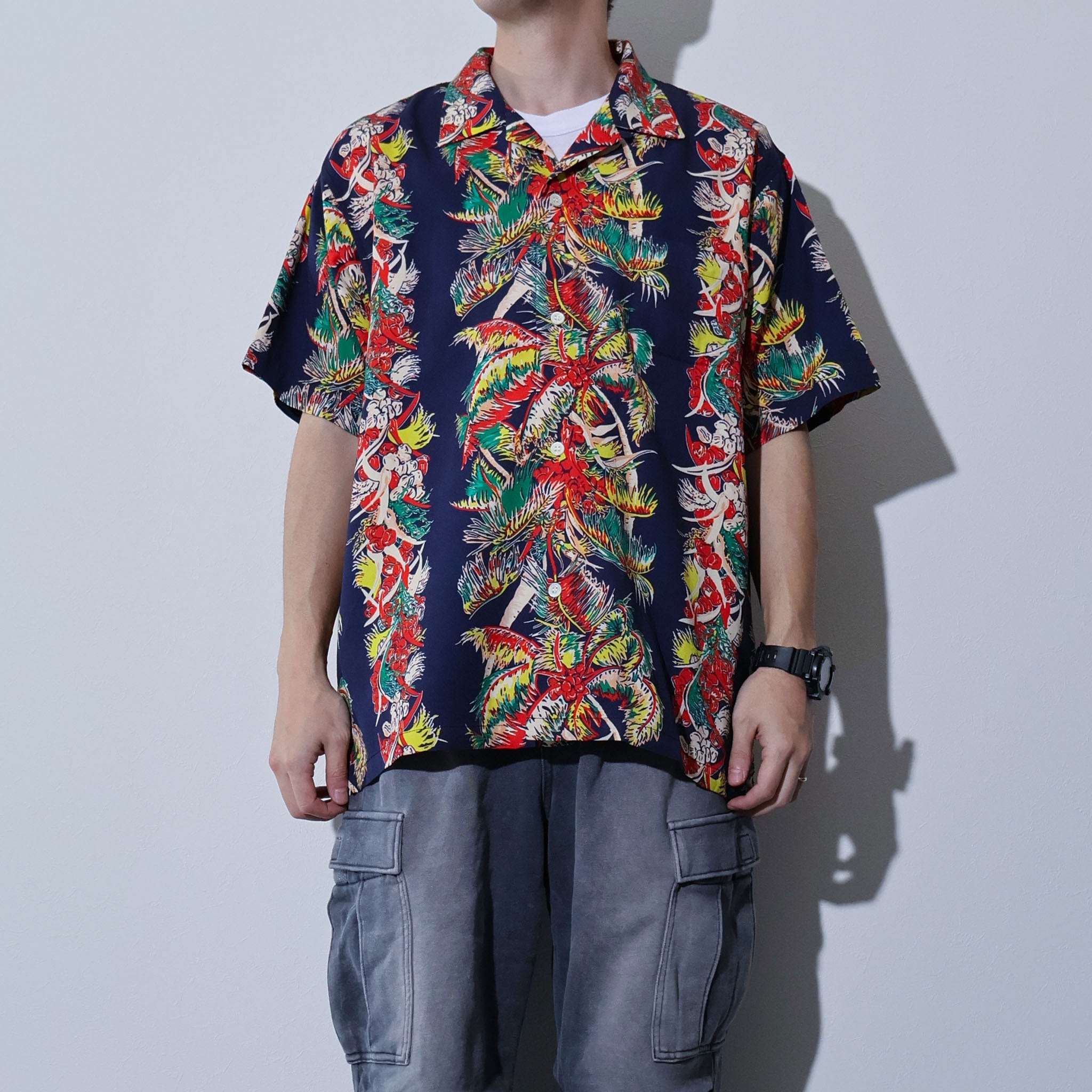 HOUSTON / 41269 ALOHA SHIRT (PALM TREE)