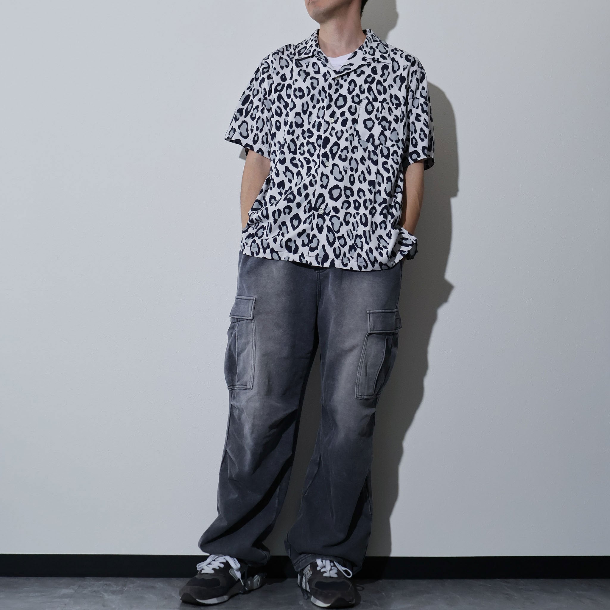 HOUSTON / 41195 ALOHA SHIRT (LEOPARD)