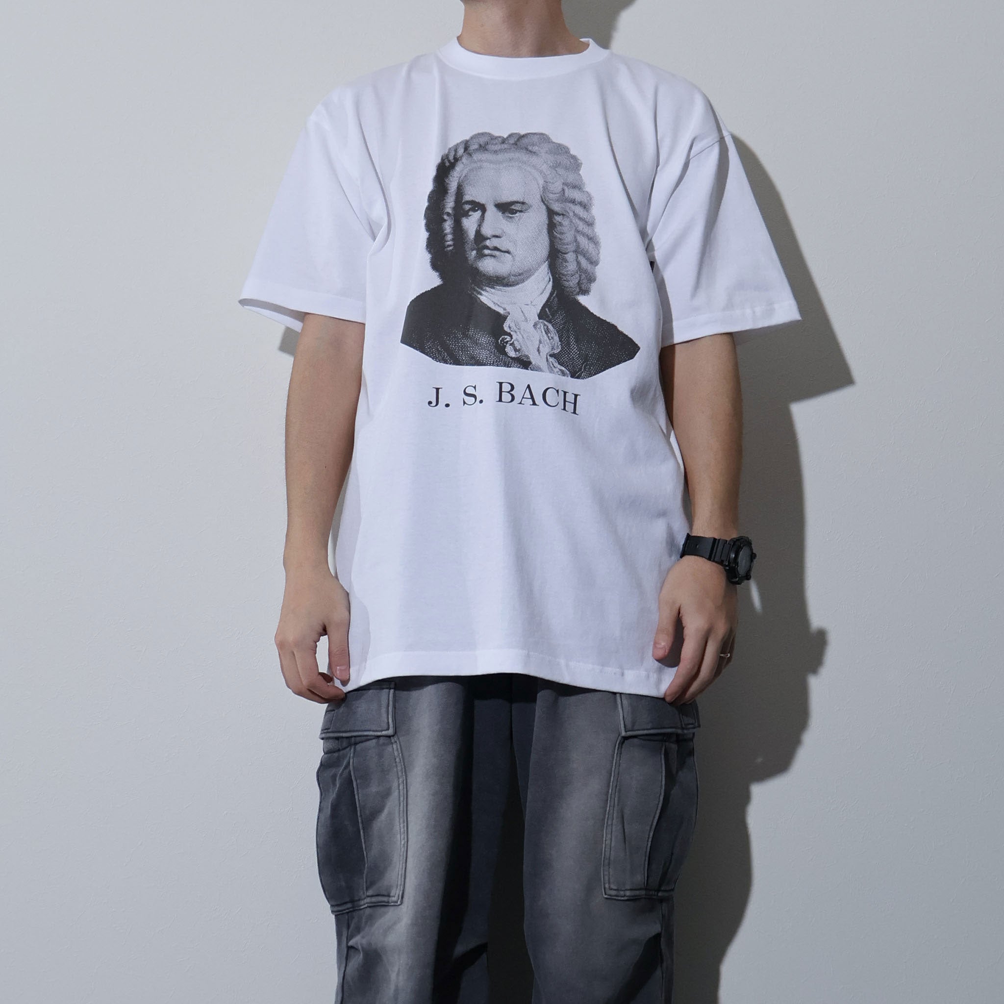 HOUSTON / 22418 HIGH MESH PRINT TEE (BACH)