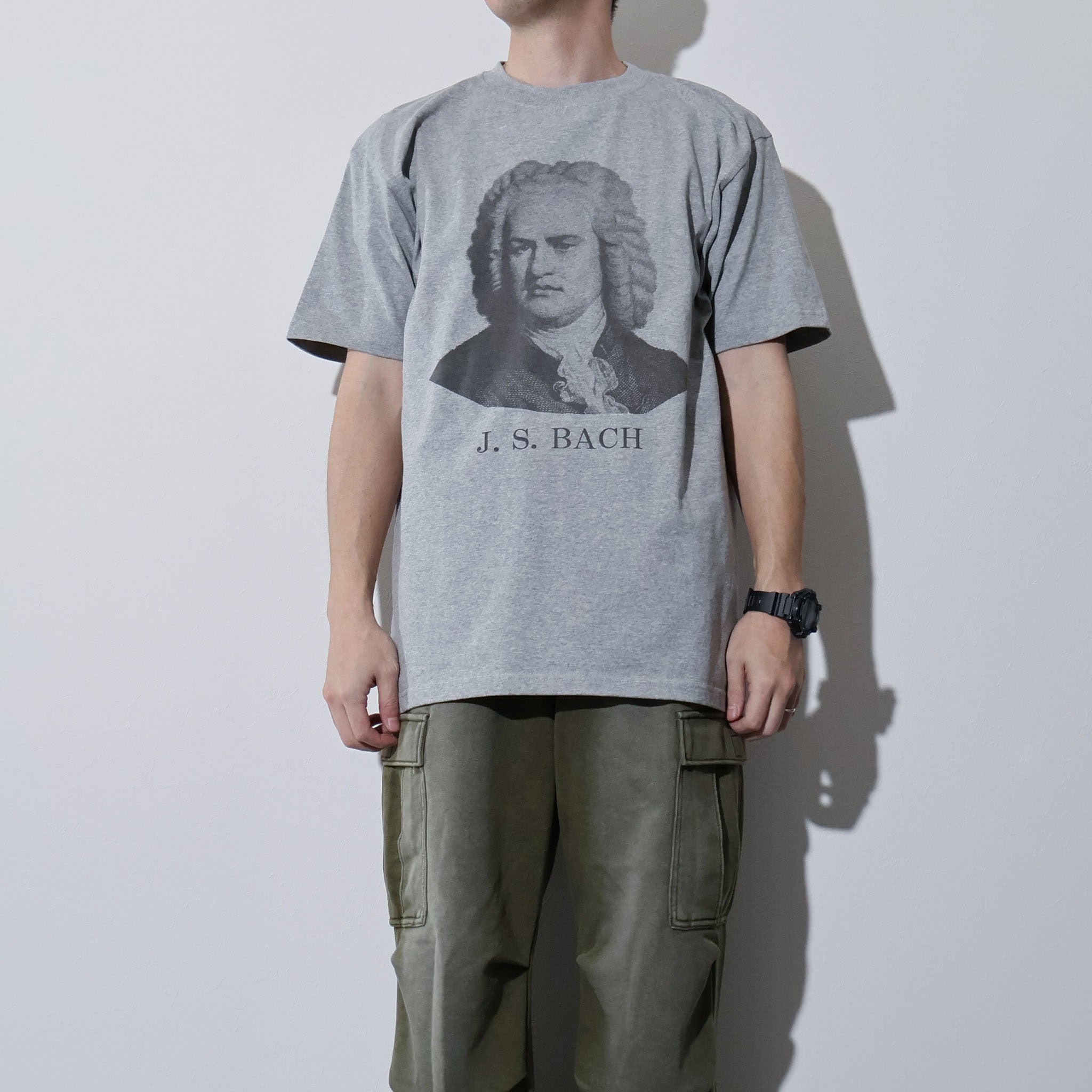 HOUSTON / 22418 HIGH MESH PRINT TEE (BACH)