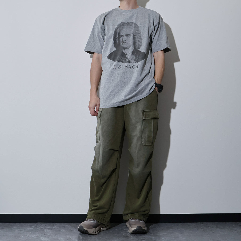 HOUSTON / 22418 HIGH MESH PRINT TEE (BACH)