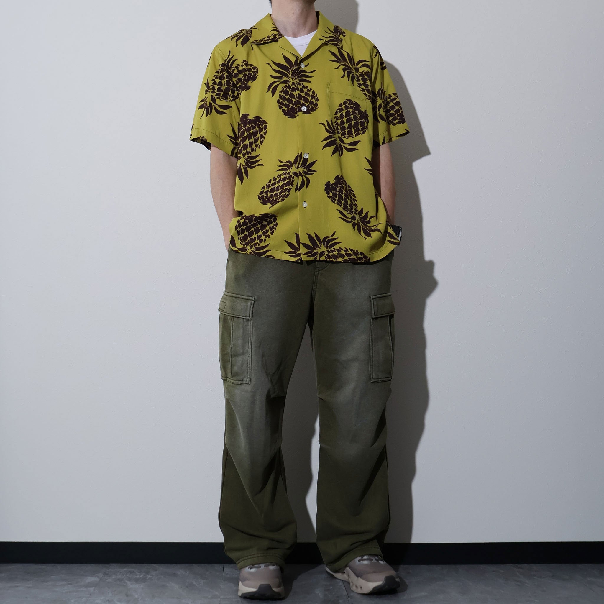 HOUSTON / 41194 ALOHA SHIRT (PINEAPPLE)