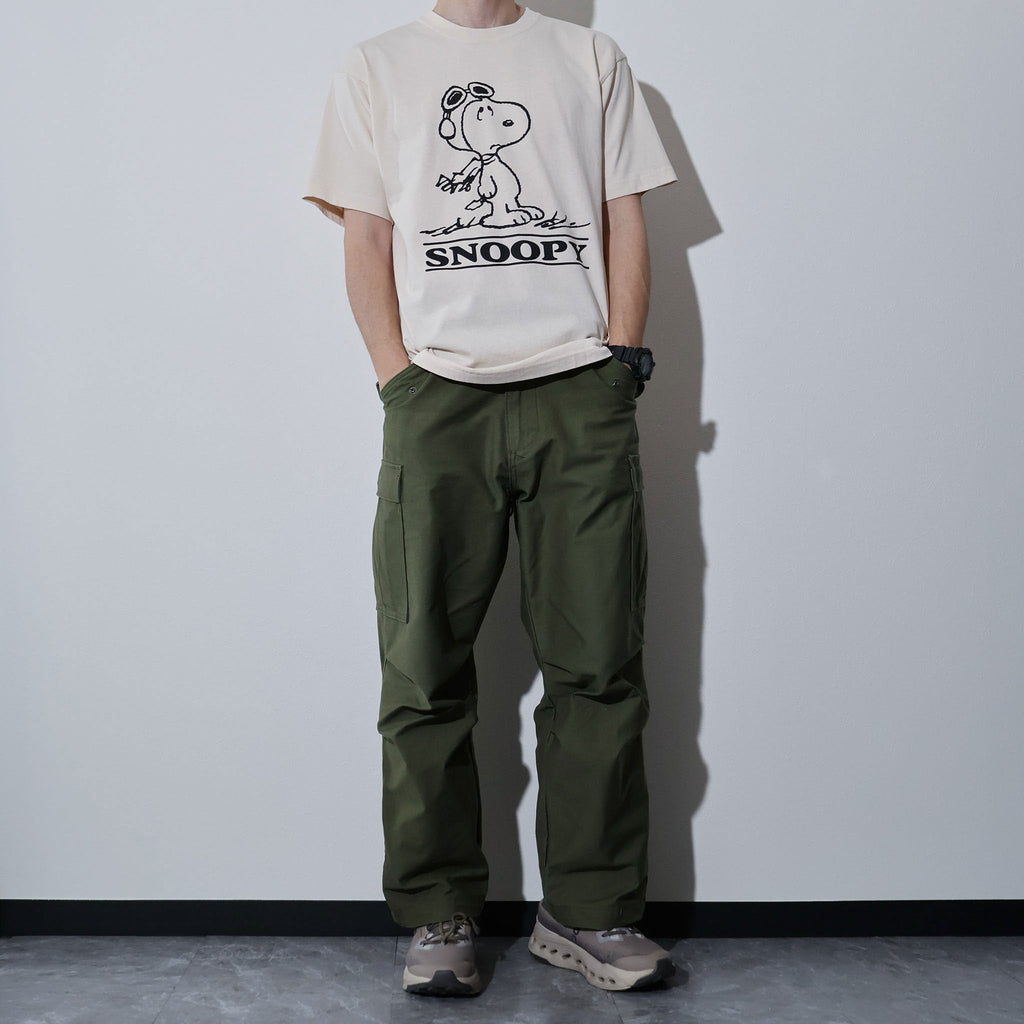 PEANUTS / PIGMENT TEE (GOGGLE)