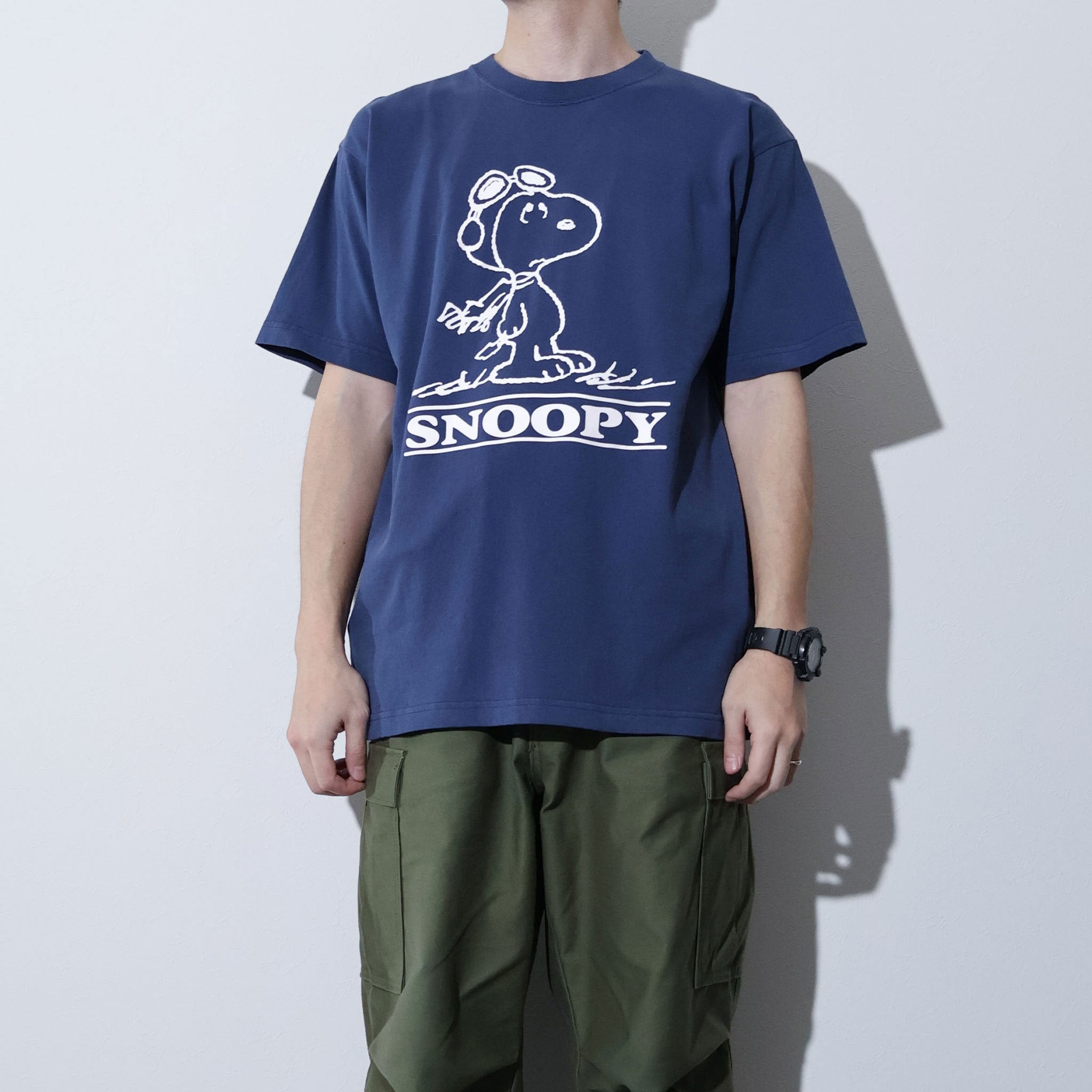 PEANUTS / PIGMENT TEE (GOGGLE)