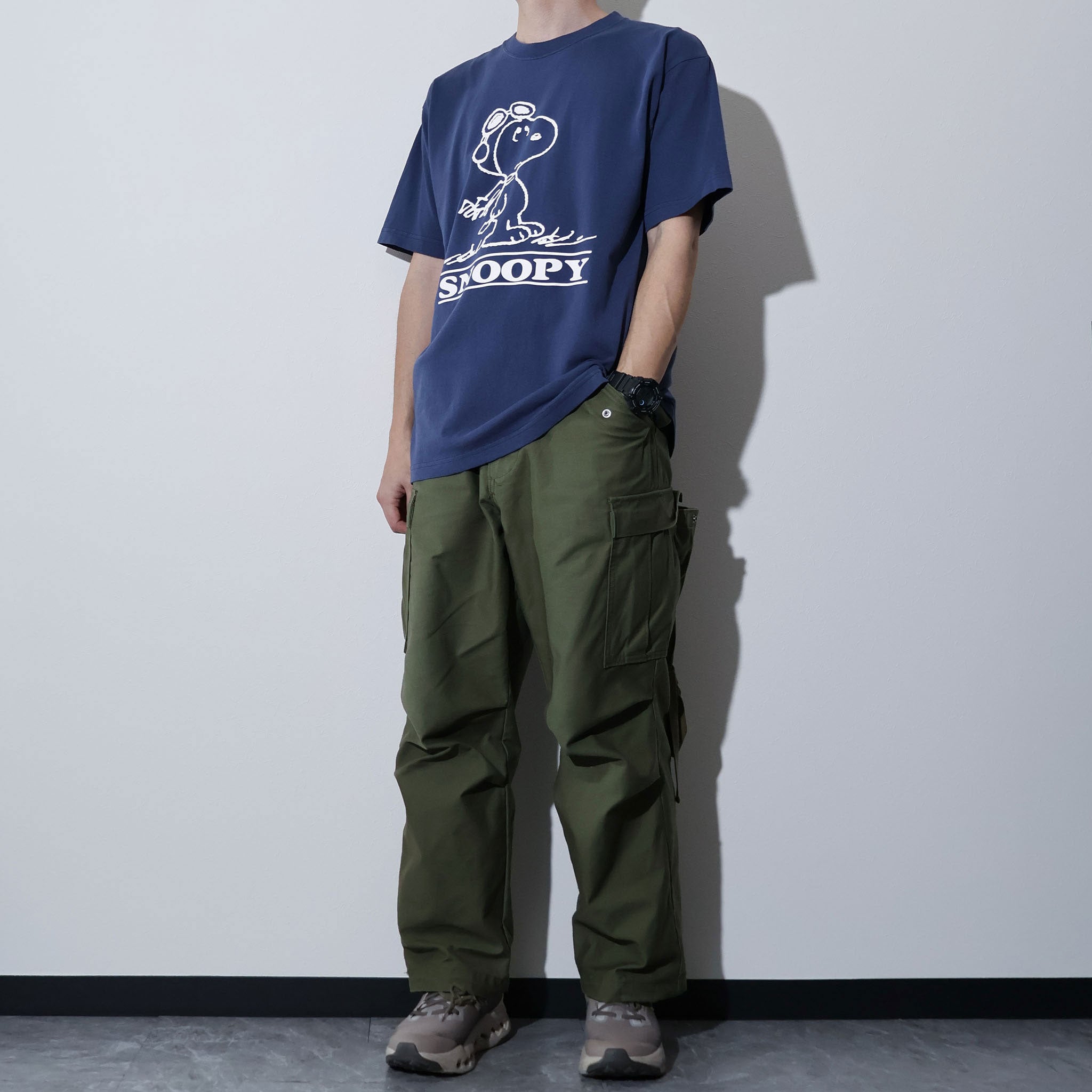 PEANUTS / PIGMENT TEE (GOGGLE)