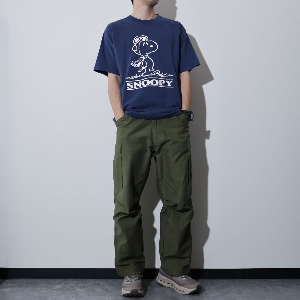 PEANUTS / PIGMENT TEE (GOGGLE)