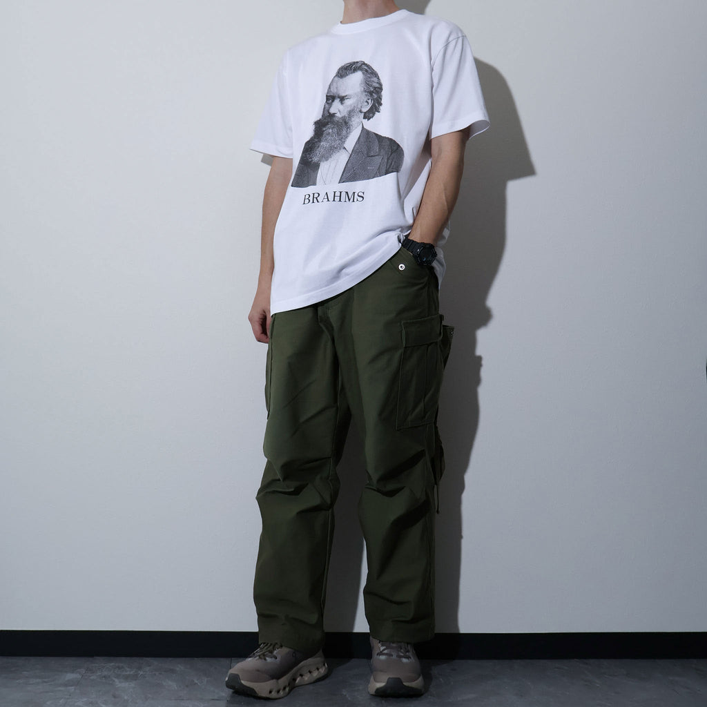 HOUSTON / 22419 HIGH MESH PRINT TEE (BRAHAMS)