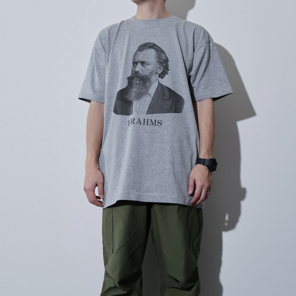 HOUSTON / 22419 HIGH MESH PRINT TEE (BRAHAMS)